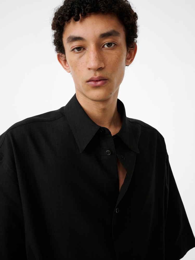 Sanko Shirt in Black - Studio Nicholson
