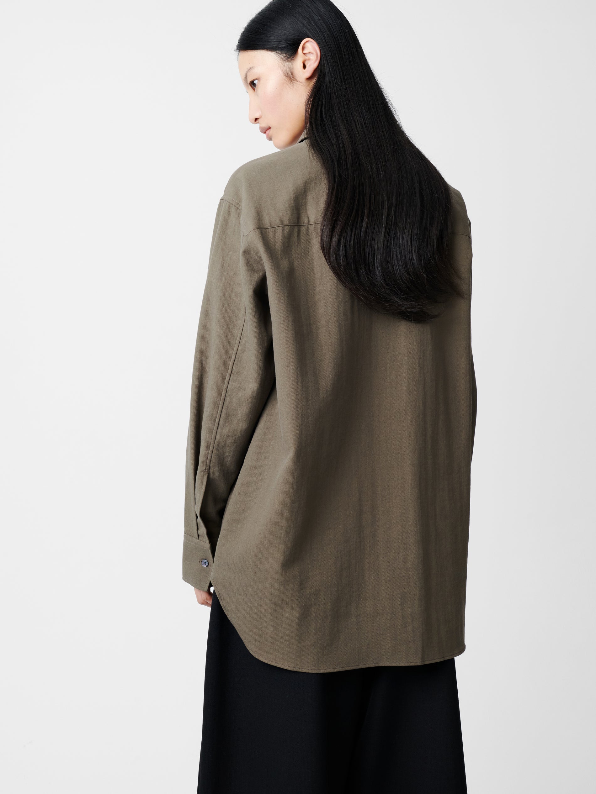Santos Shirt in Fossil - Studio Nicholson