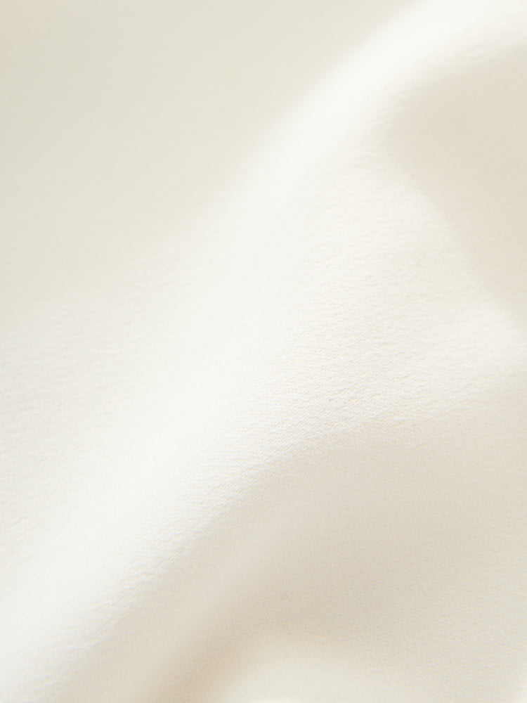 Santos Crepe Shirt in Parchment
