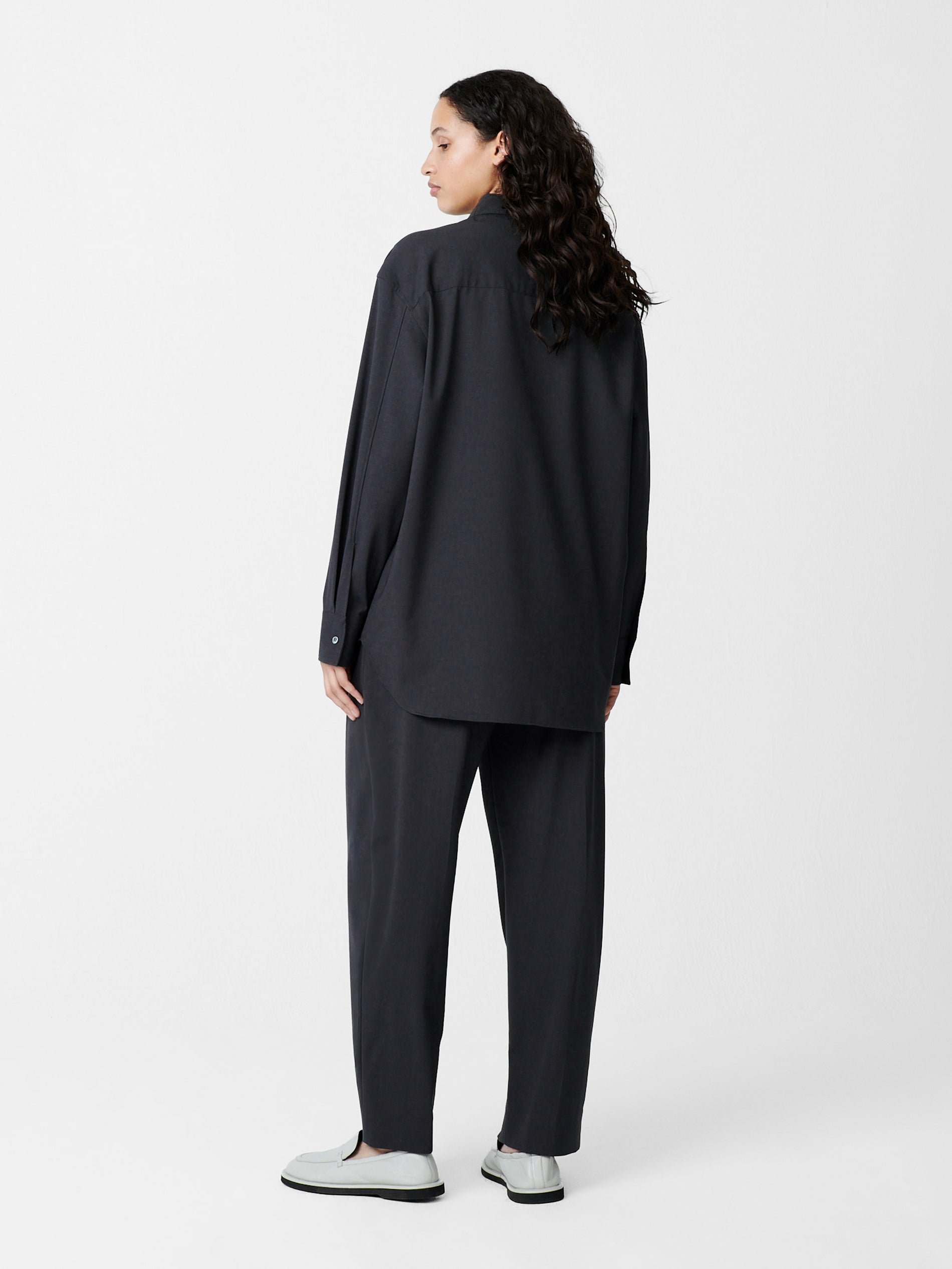 Santos Shirt in Seal Blue - Studio Nicholson