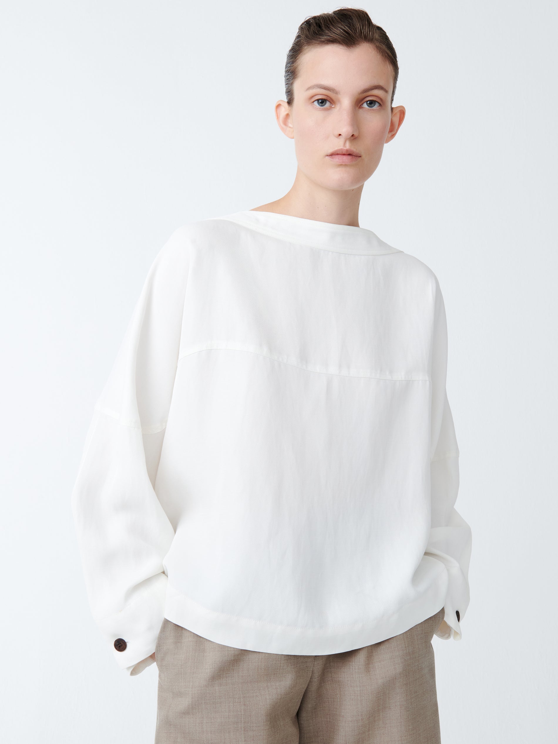 Sarr Top in Parchment - Studio Nicholson