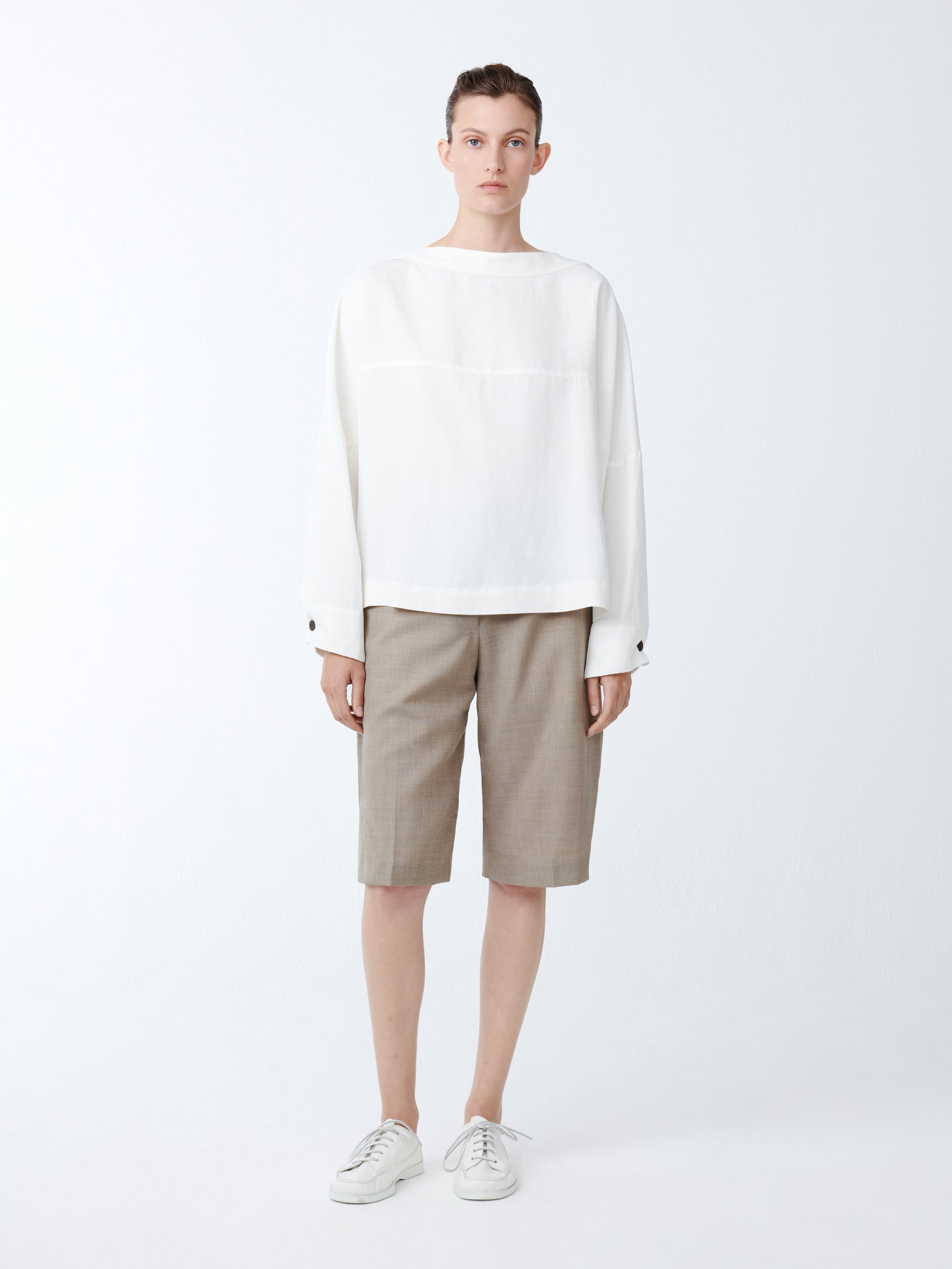 Sarr Top in Parchment - Studio Nicholson
