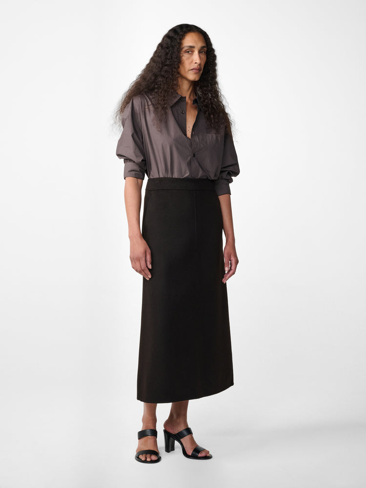 Savi Wool Skirt in Ore