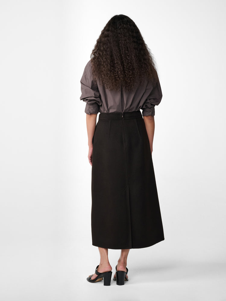 Savi Wool Skirt in Ore