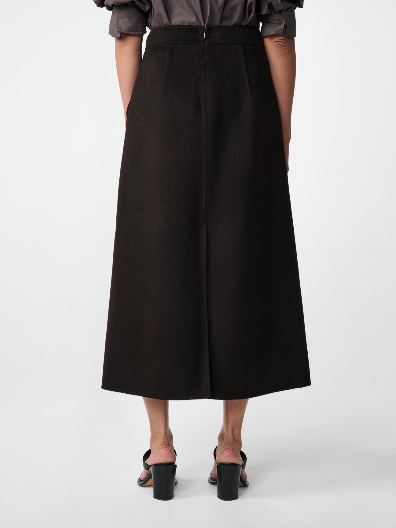 Savi Wool Skirt in Ore