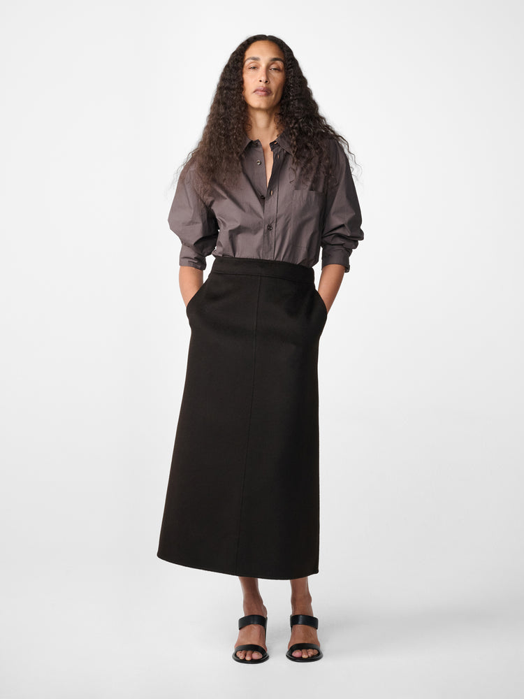 Savi Wool Skirt in Ore