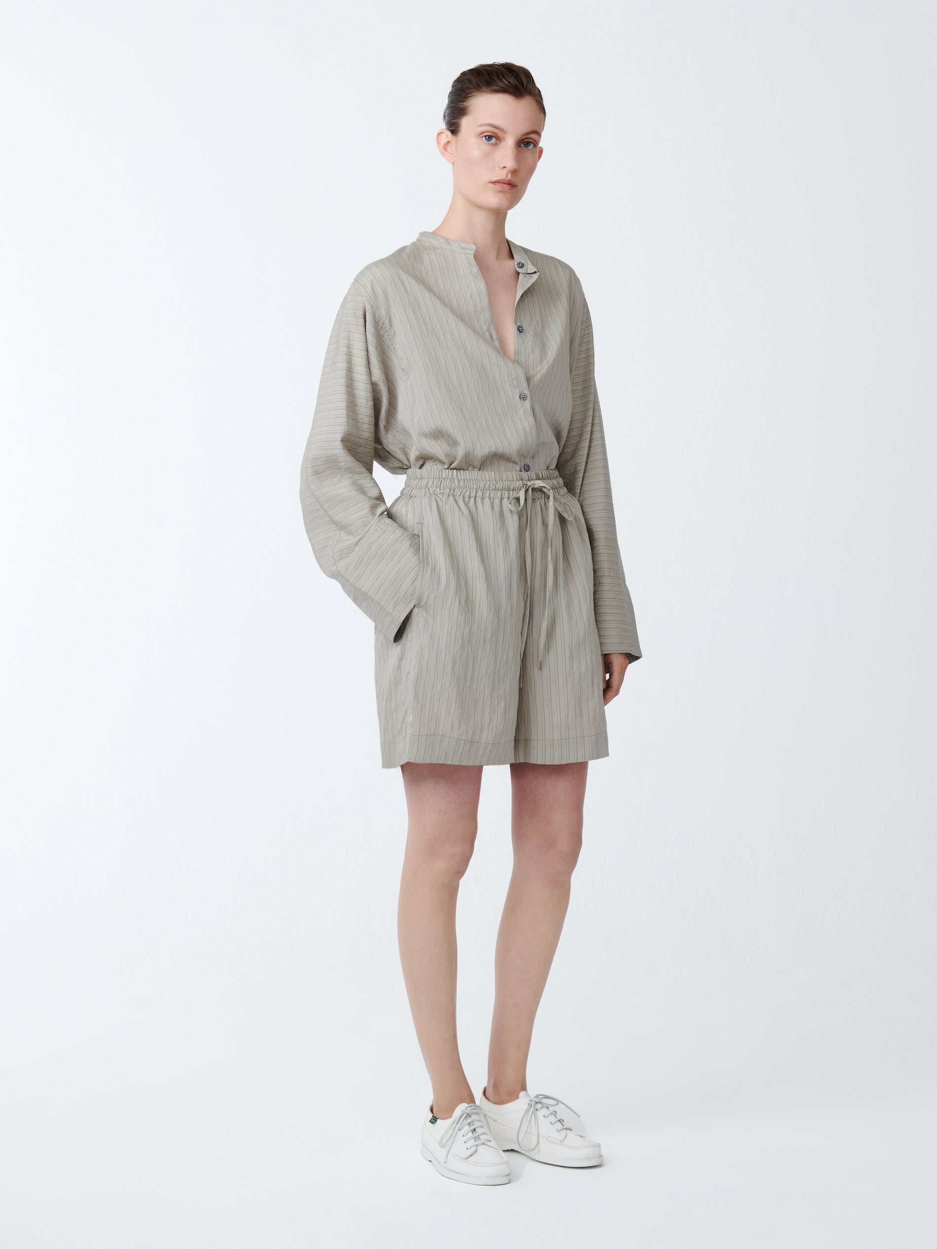 Sawel Short in Pebble Black - Studio Nicholson