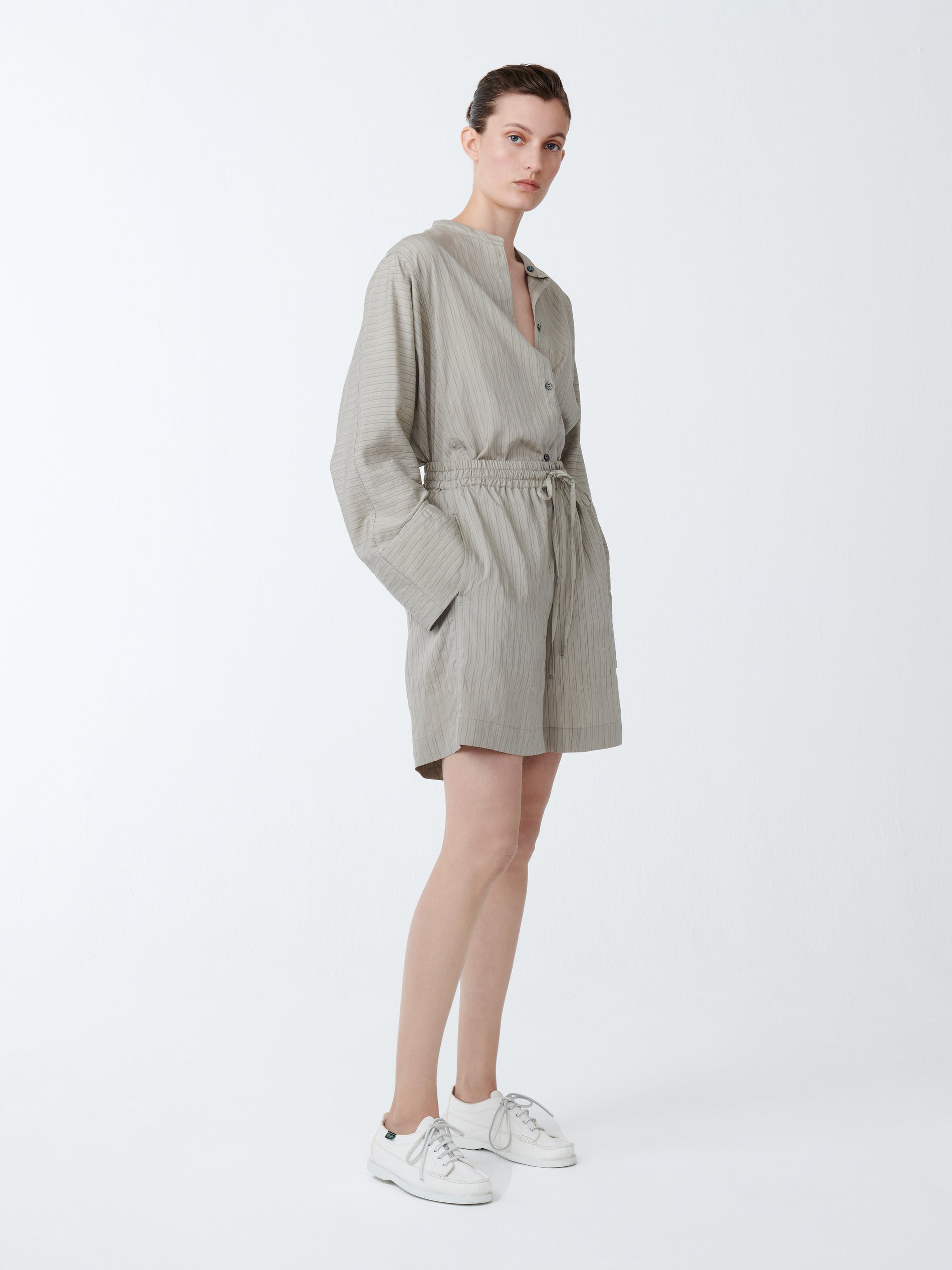 Sawel Short in Pebble Black - Studio Nicholson