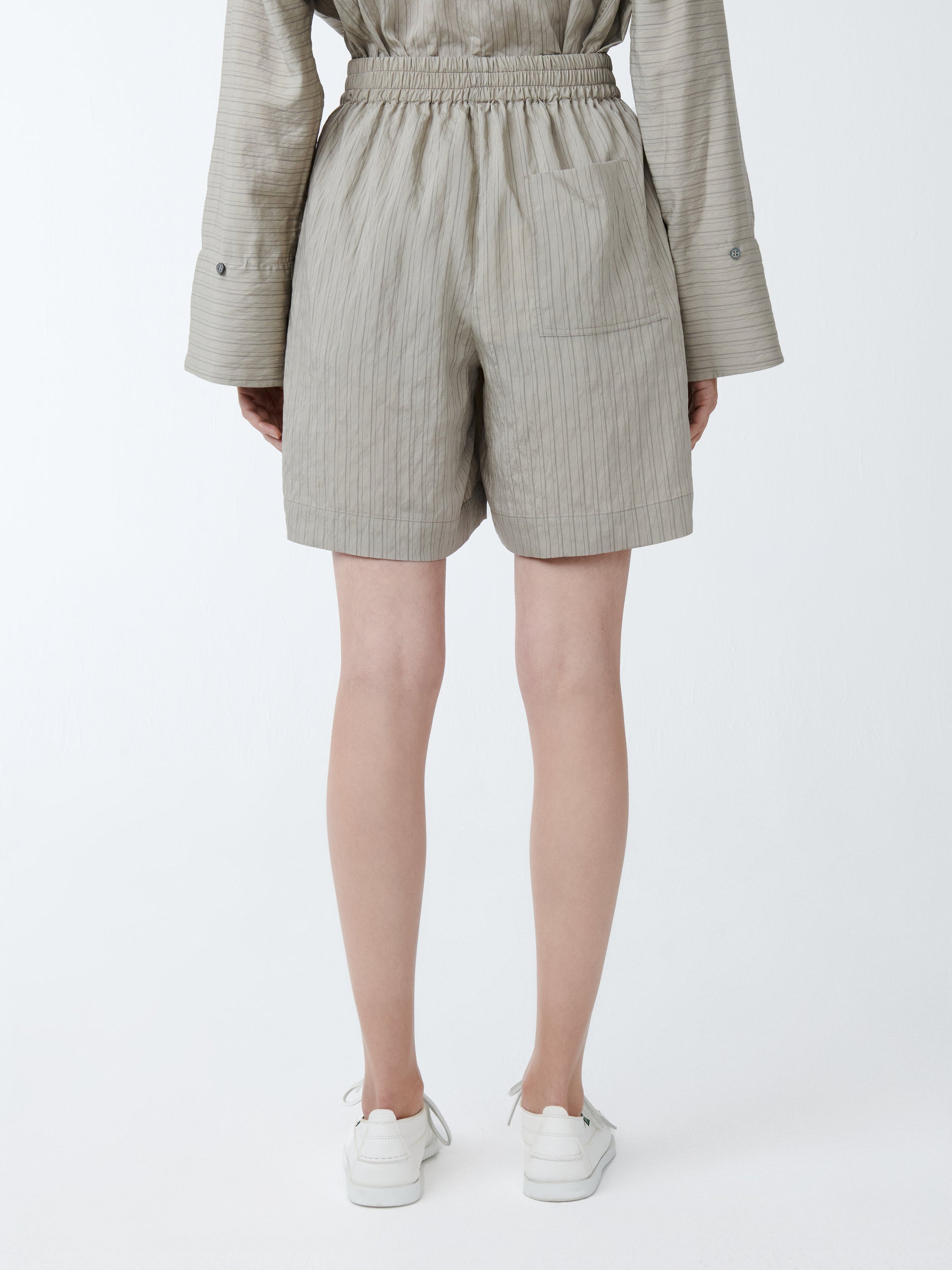 Sawel Short in Pebble Black - Studio Nicholson