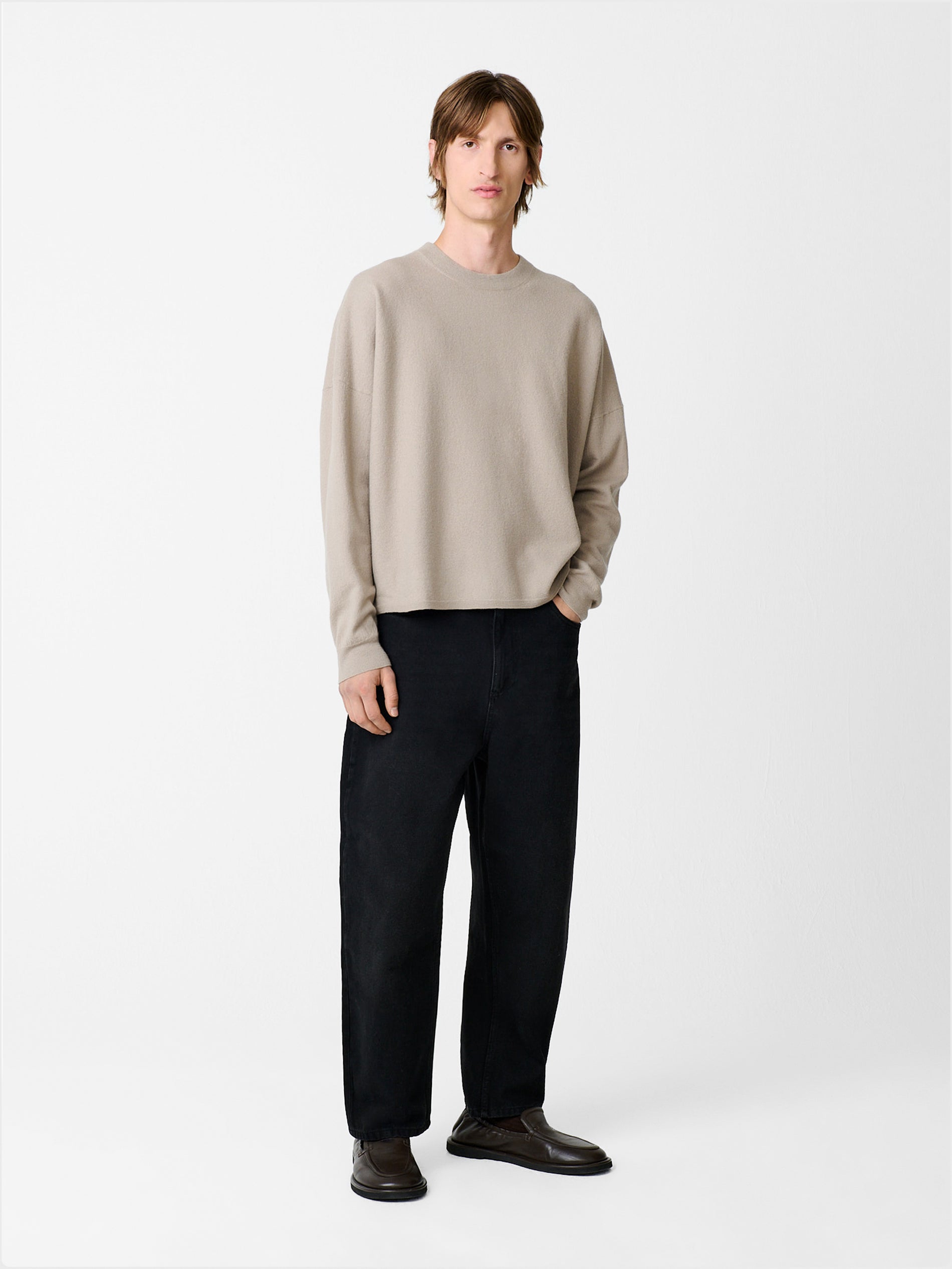 Scafell Knit in Feather - Studio Nicholson