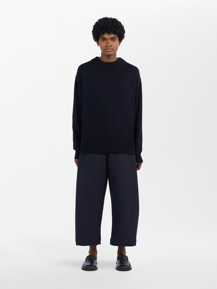 Senjo Knit in Darkest Navy