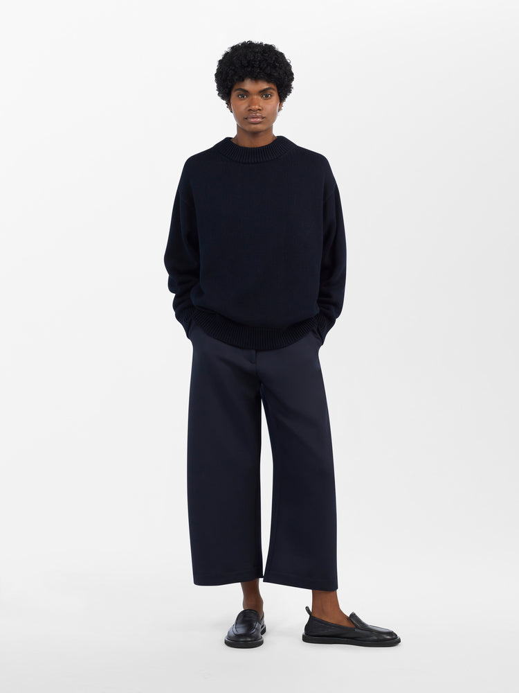 Senjo Knit in Darkest Navy