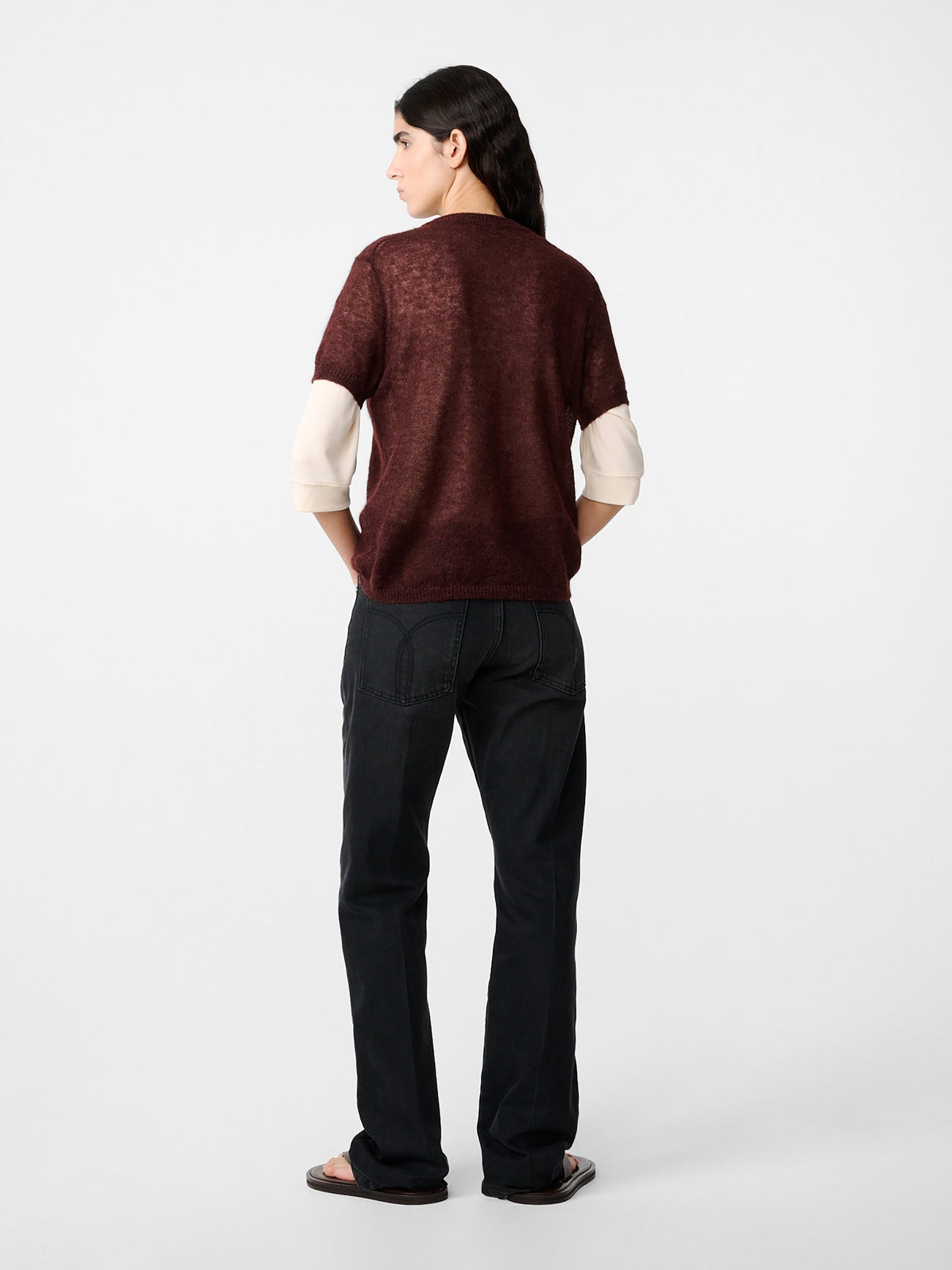 Seren Knit in Mulberry - Studio Nicholson