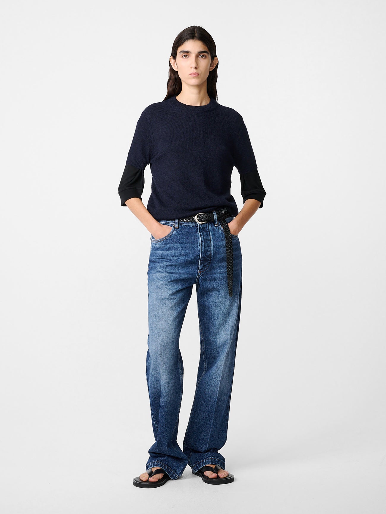 Seren Knit in Navy