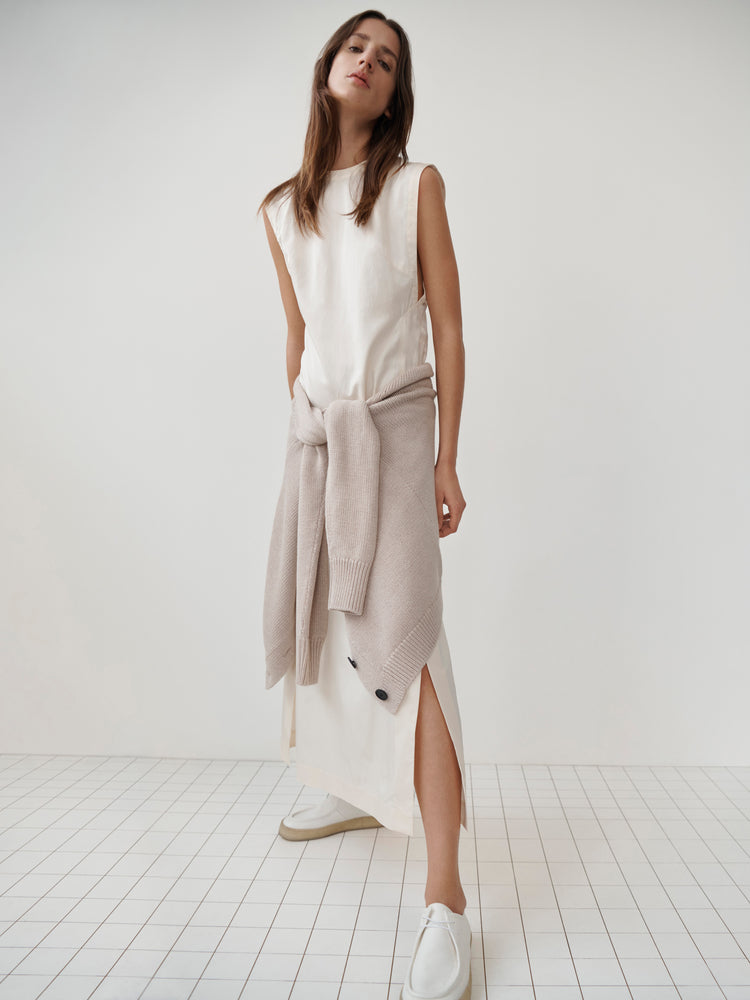 Sevan Organic Cotton Dress in Linen