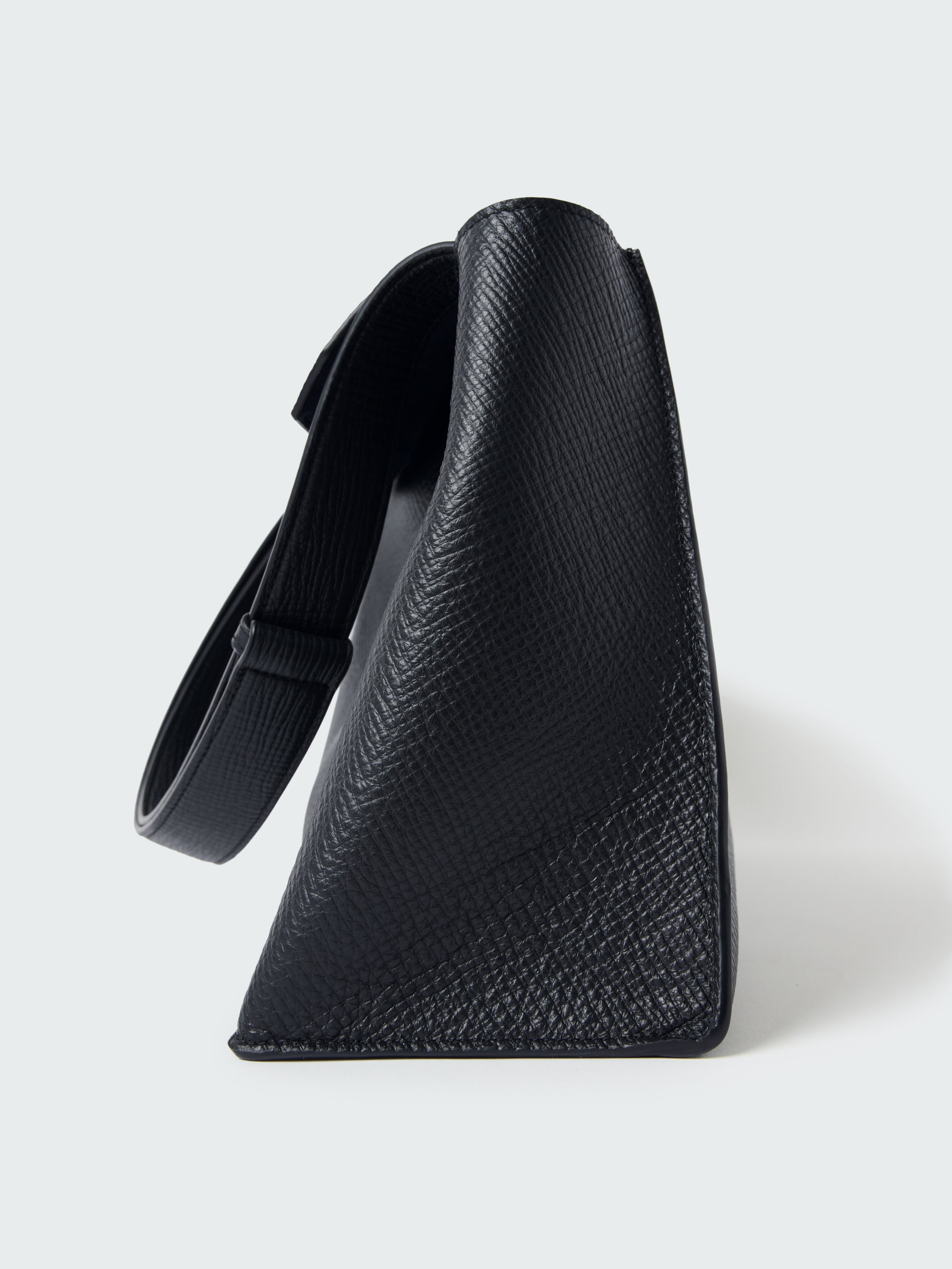 Shiboru Leather Bag in Darkest Navy - Studio Nicholson