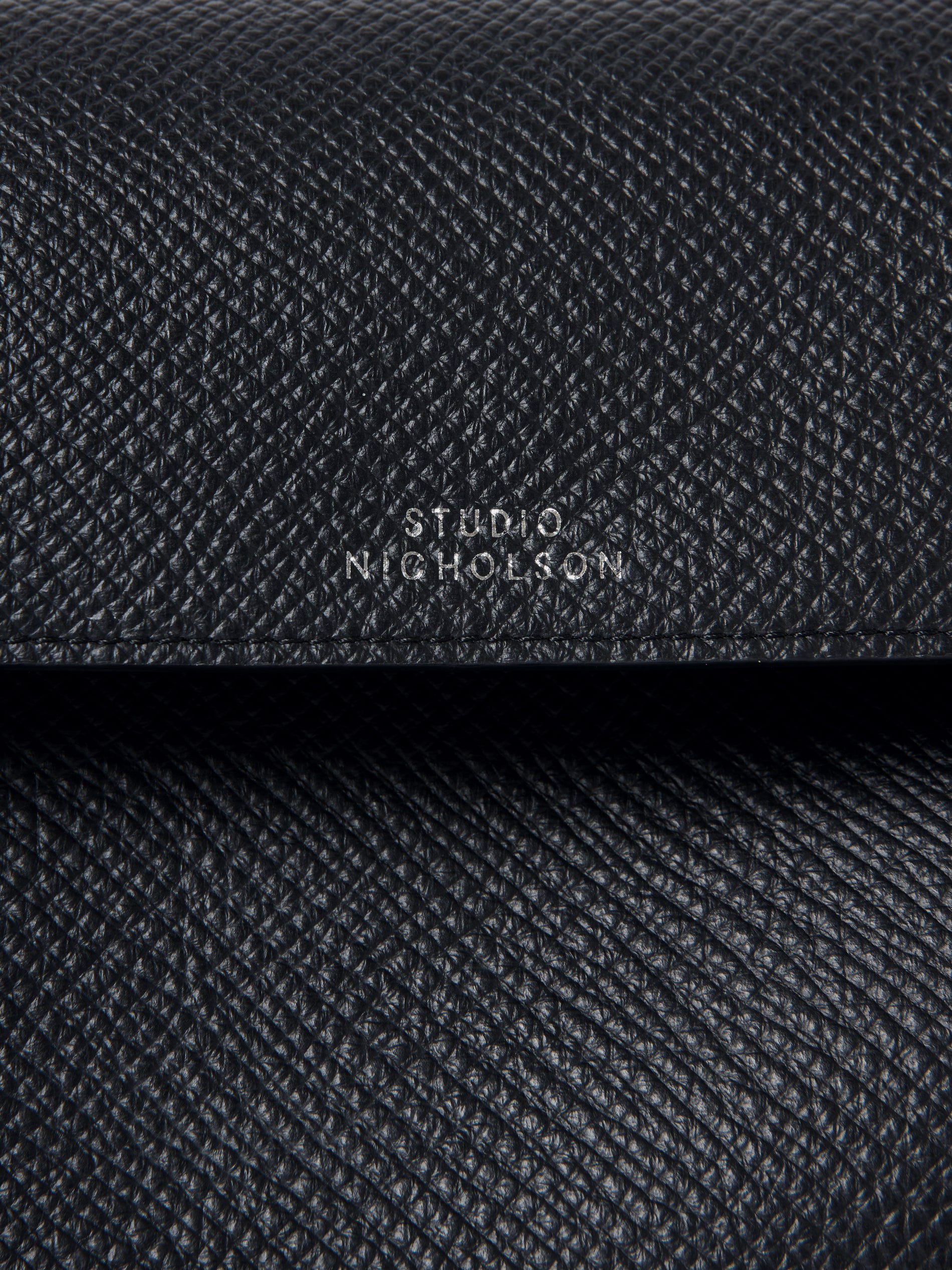 Shiboru Leather Bag in Darkest Navy - Studio Nicholson