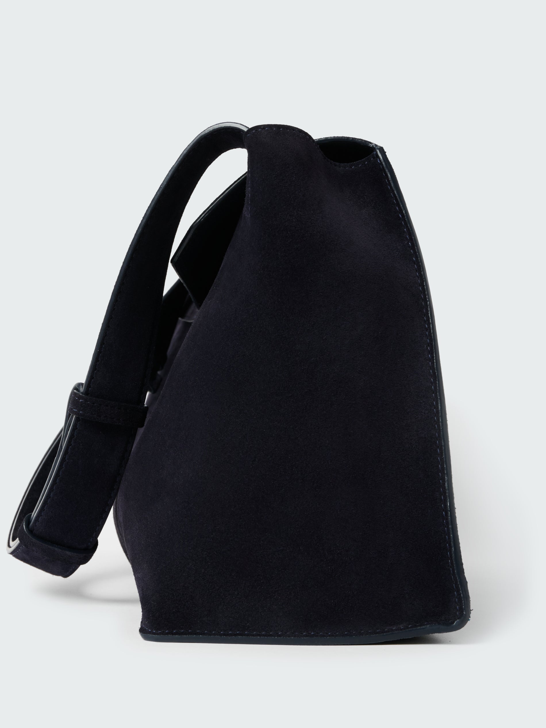 Shiboru Suede Bag in Darkest Navy - Studio Nicholson