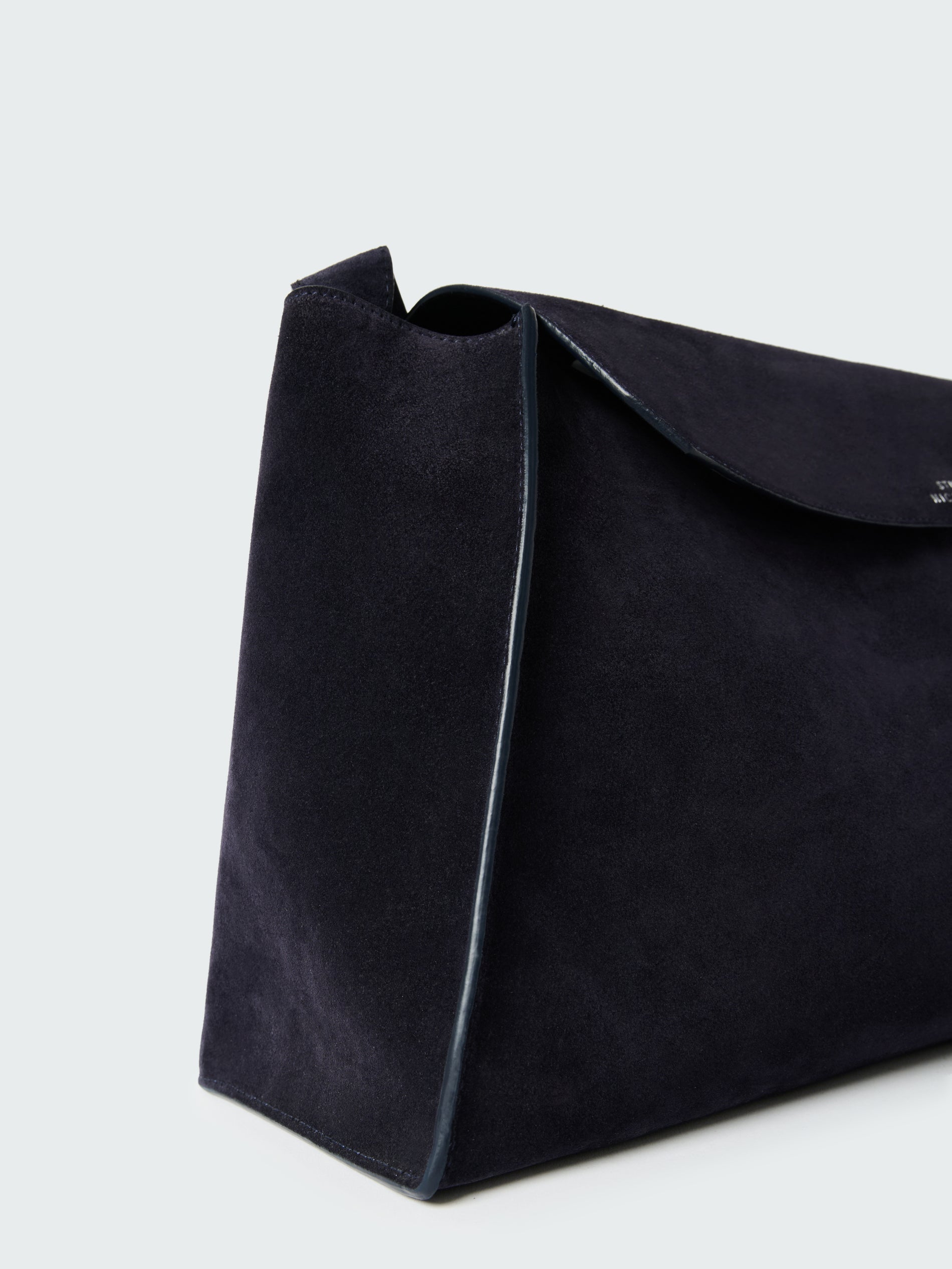 Shiboru Suede Bag in Darkest Navy - Studio Nicholson