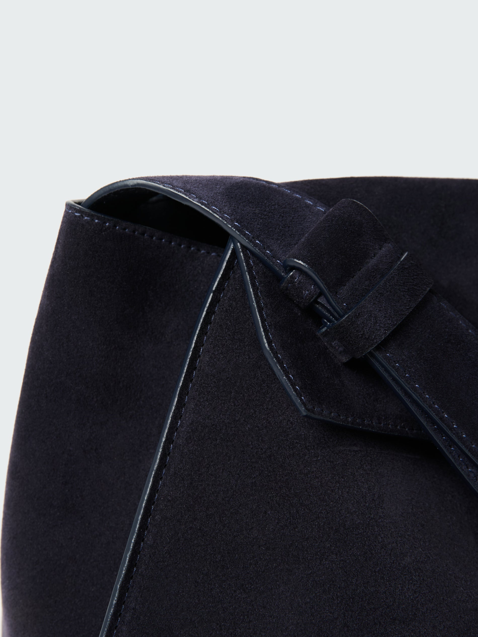 Shiboru Suede Bag in Darkest Navy - Studio Nicholson