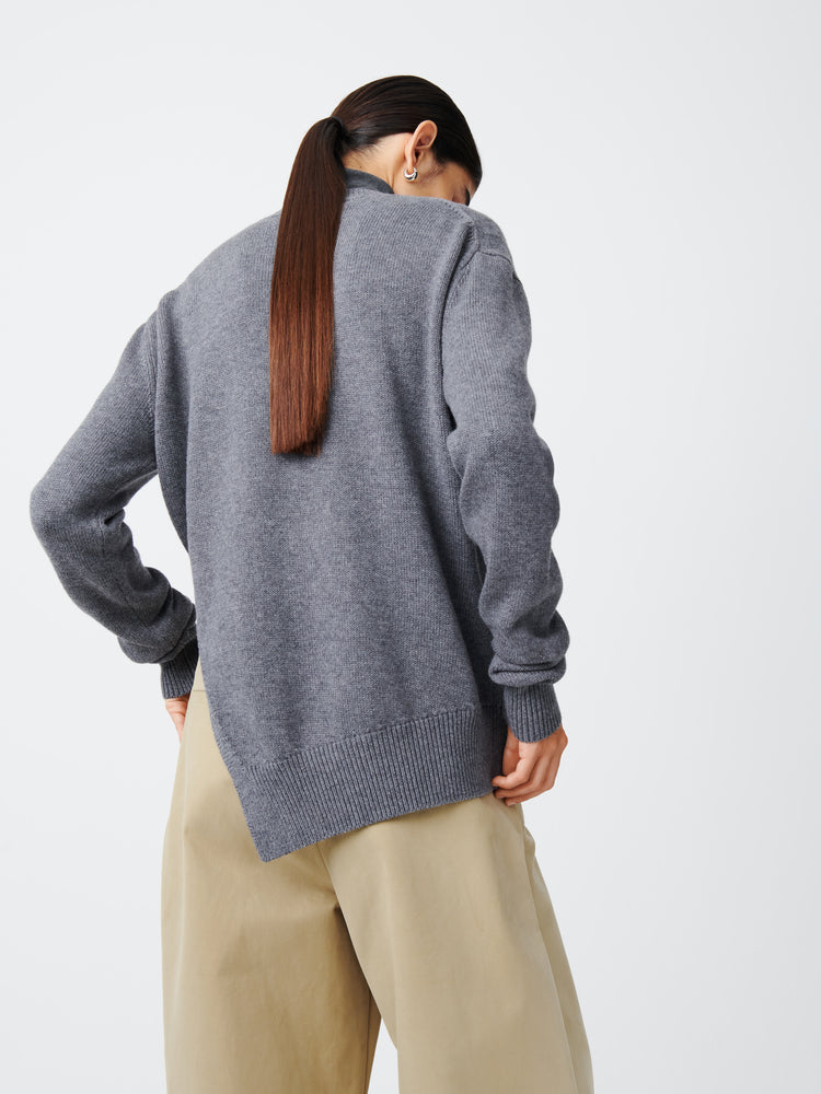 Shiso Knit in Grey Marl