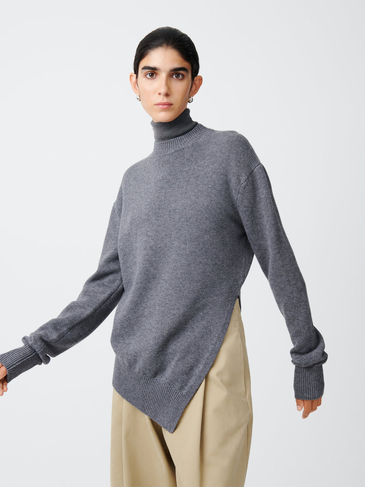Shiso Knit in Grey Marl