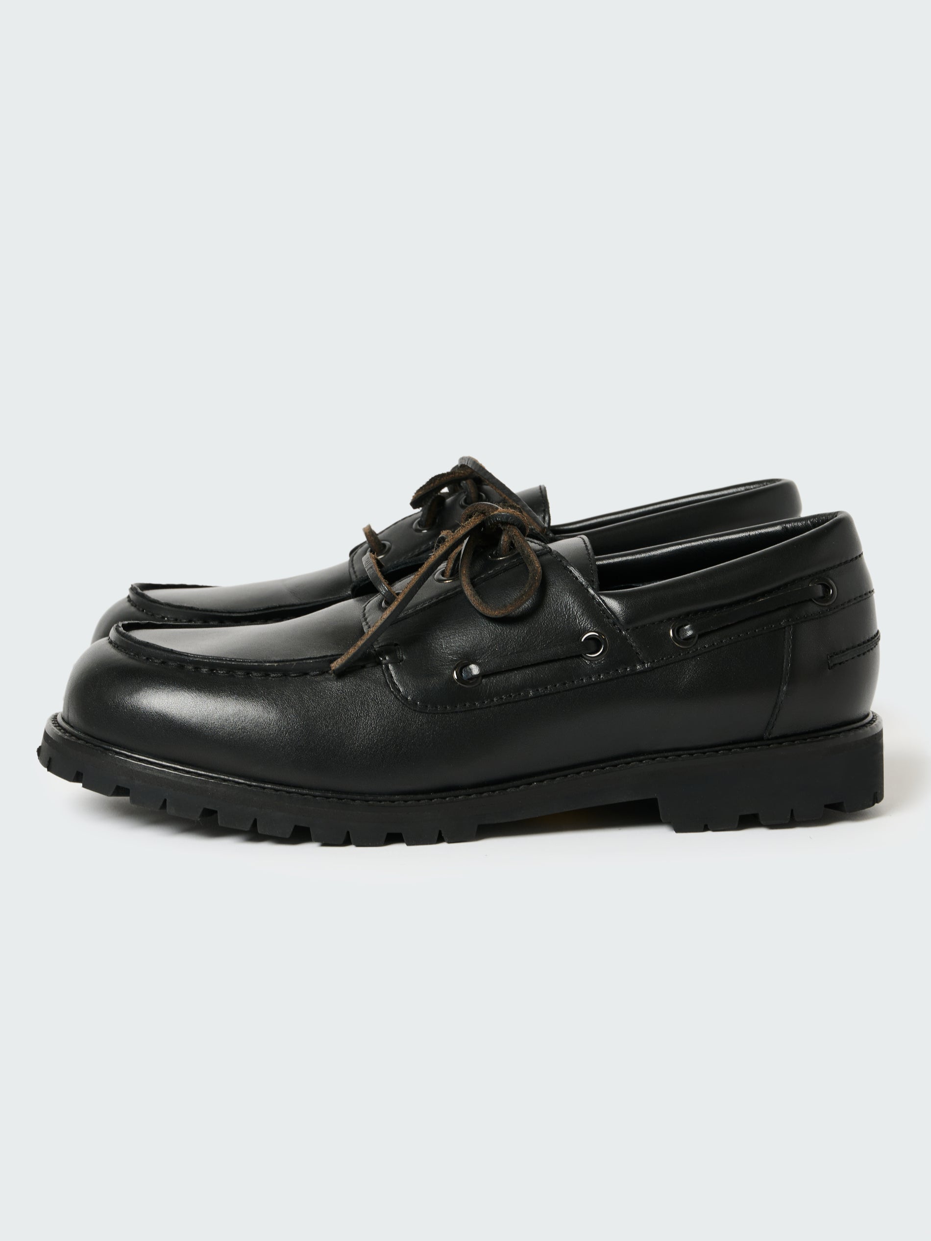 Guston Leather Shoe in Black - Studio Nicholson