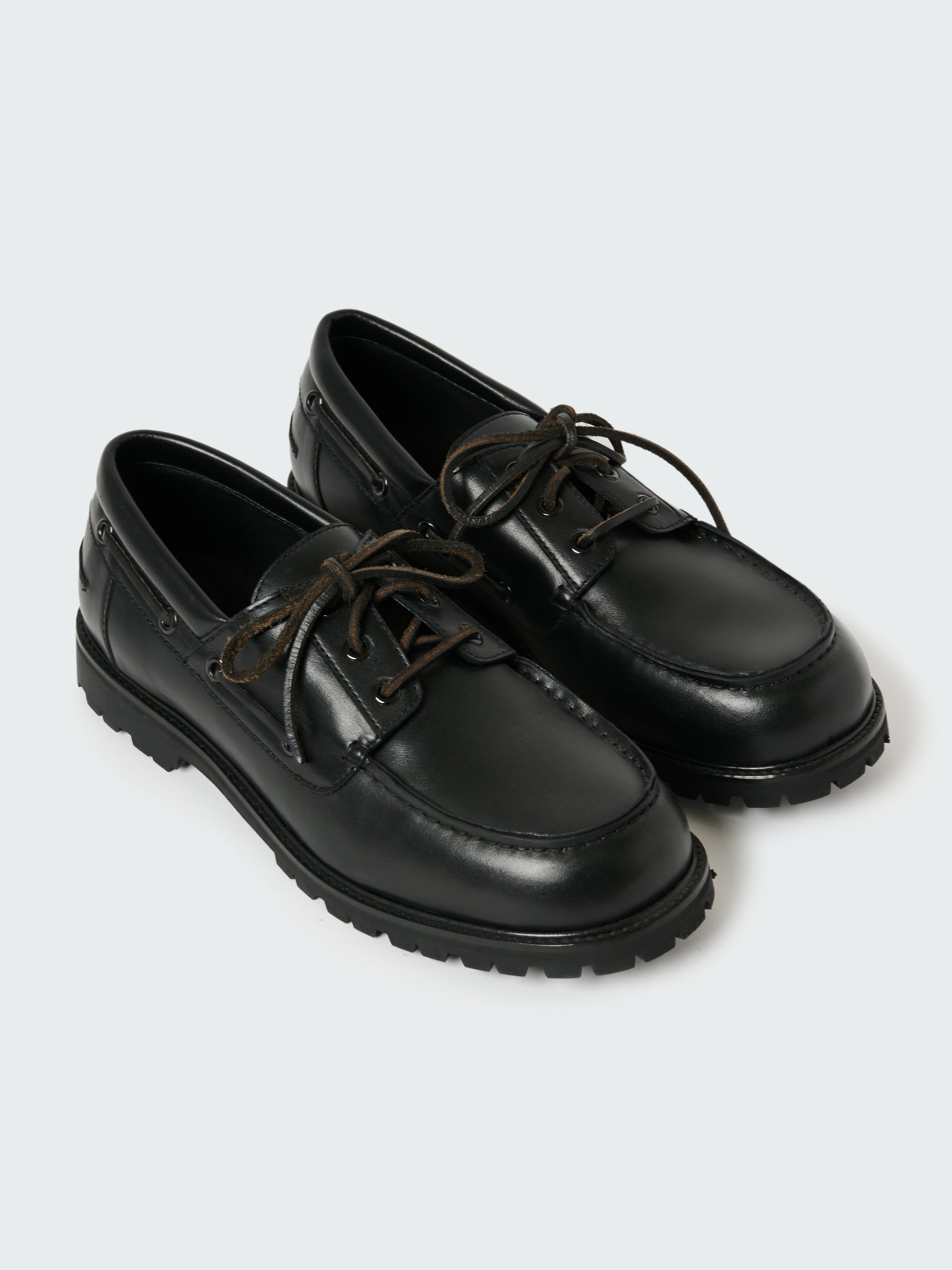 Guston Leather Shoe in Black - Studio Nicholson