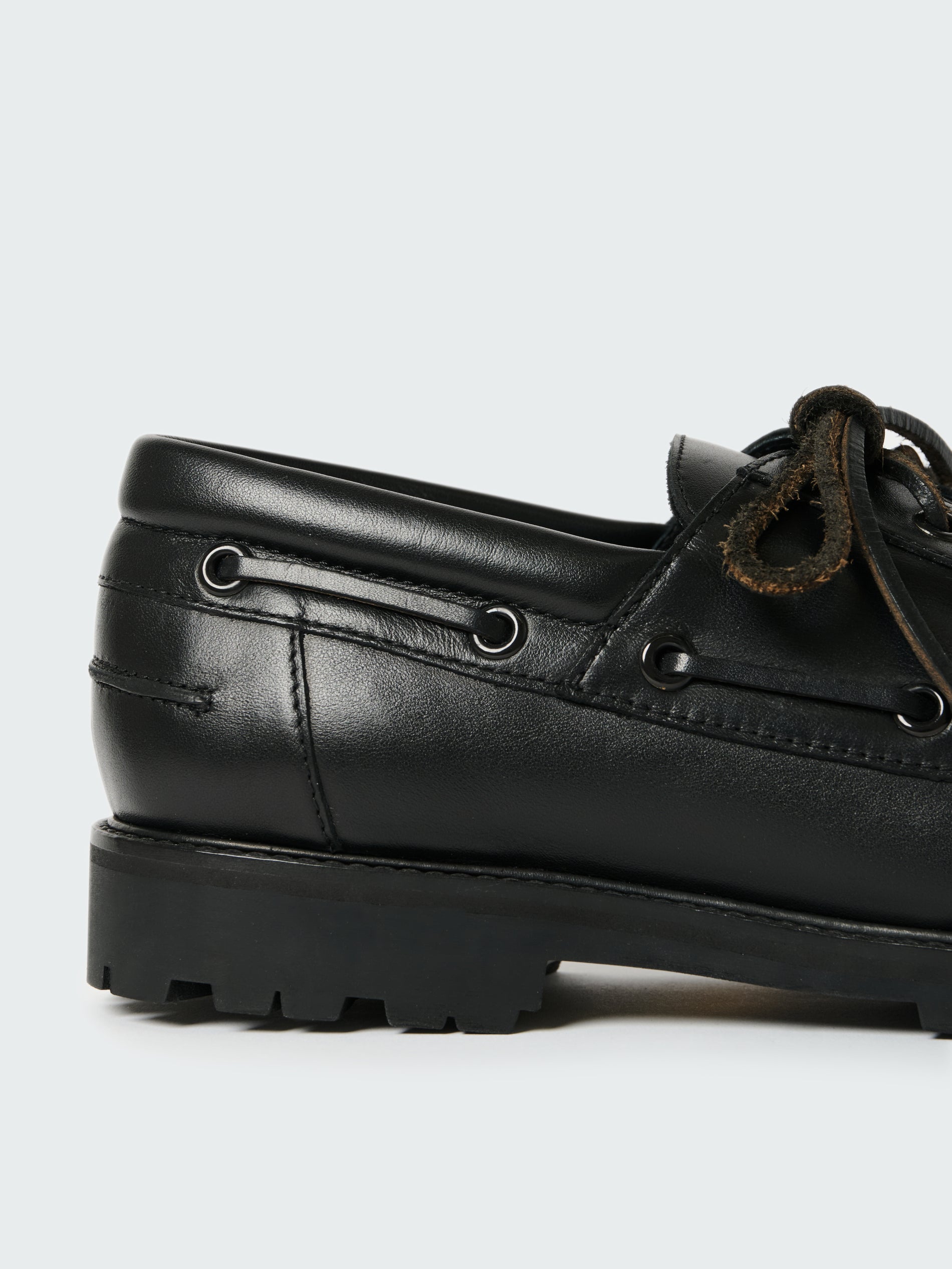 Guston Leather Shoe in Black - Studio Nicholson