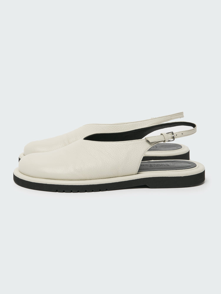 Paley Leather Shoe in Parchment