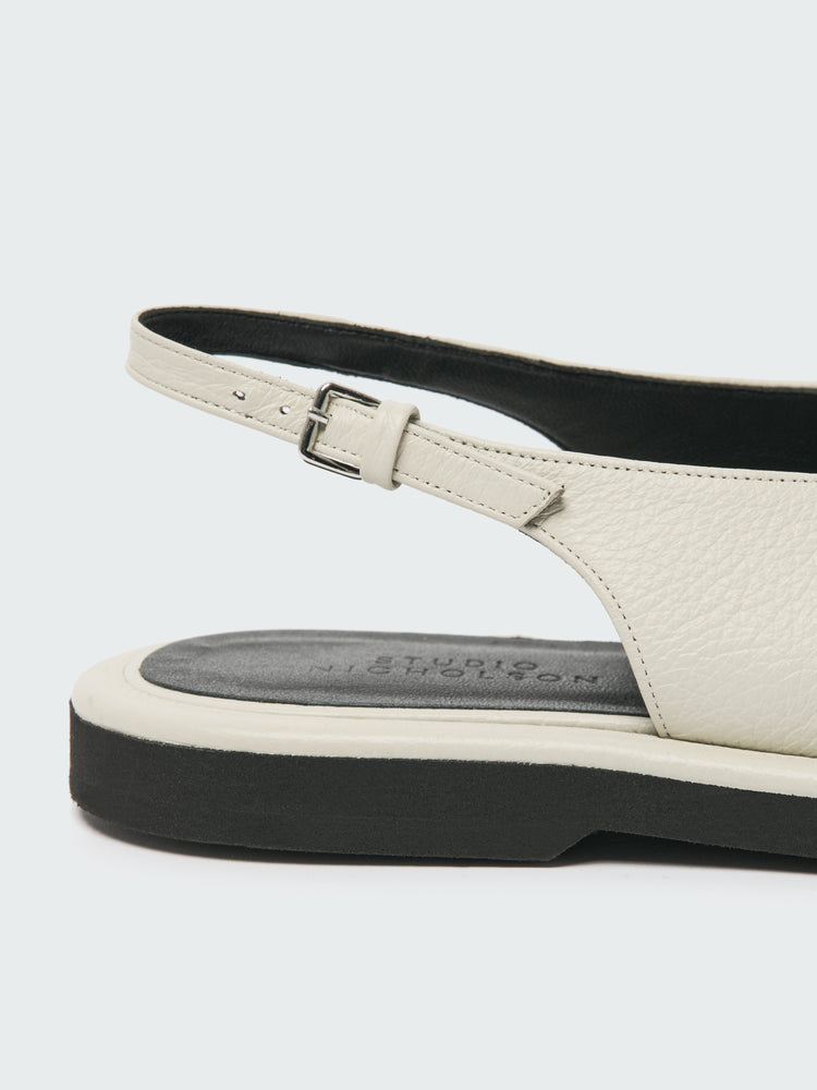 Paley Leather Shoe in Parchment
