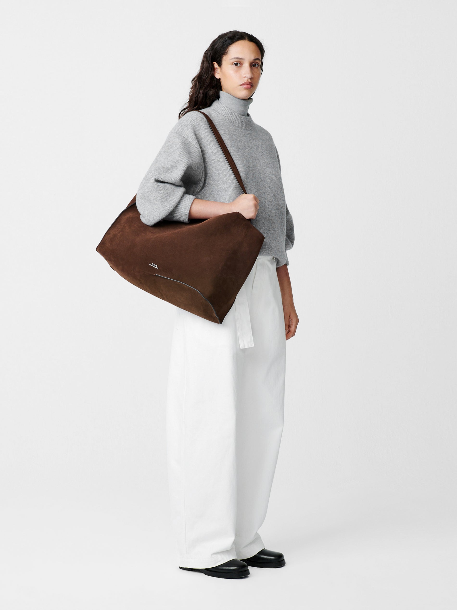 Sirio Knit in Grey Melange - Studio Nicholson