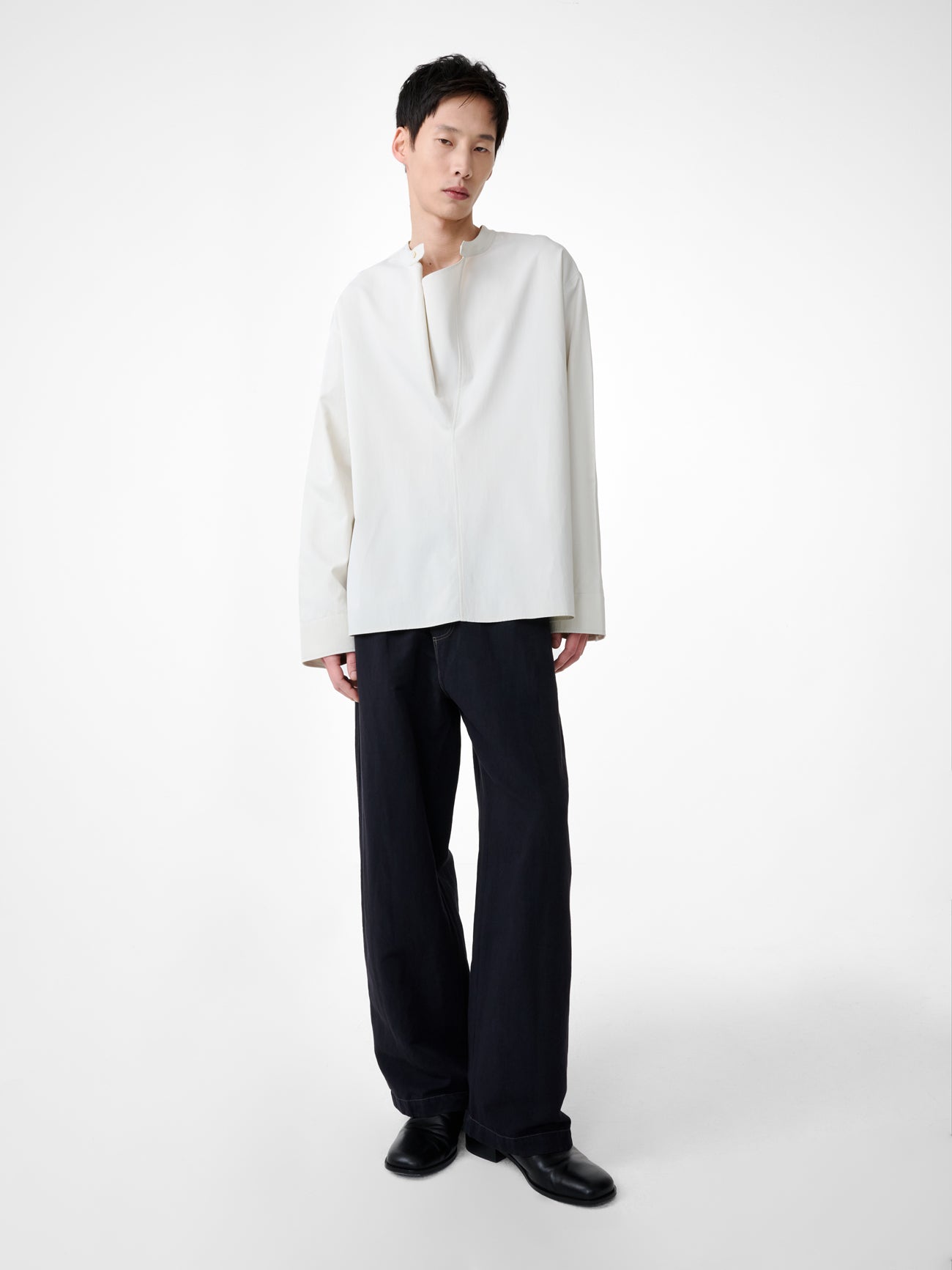 Solis Shirt in Bone - Studio Nicholson