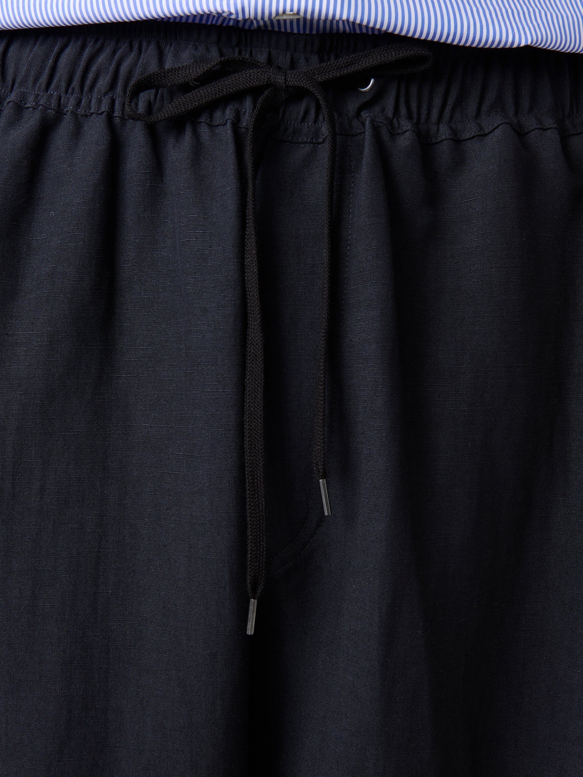 Sonny Drawstring Pant in Darkest Navy