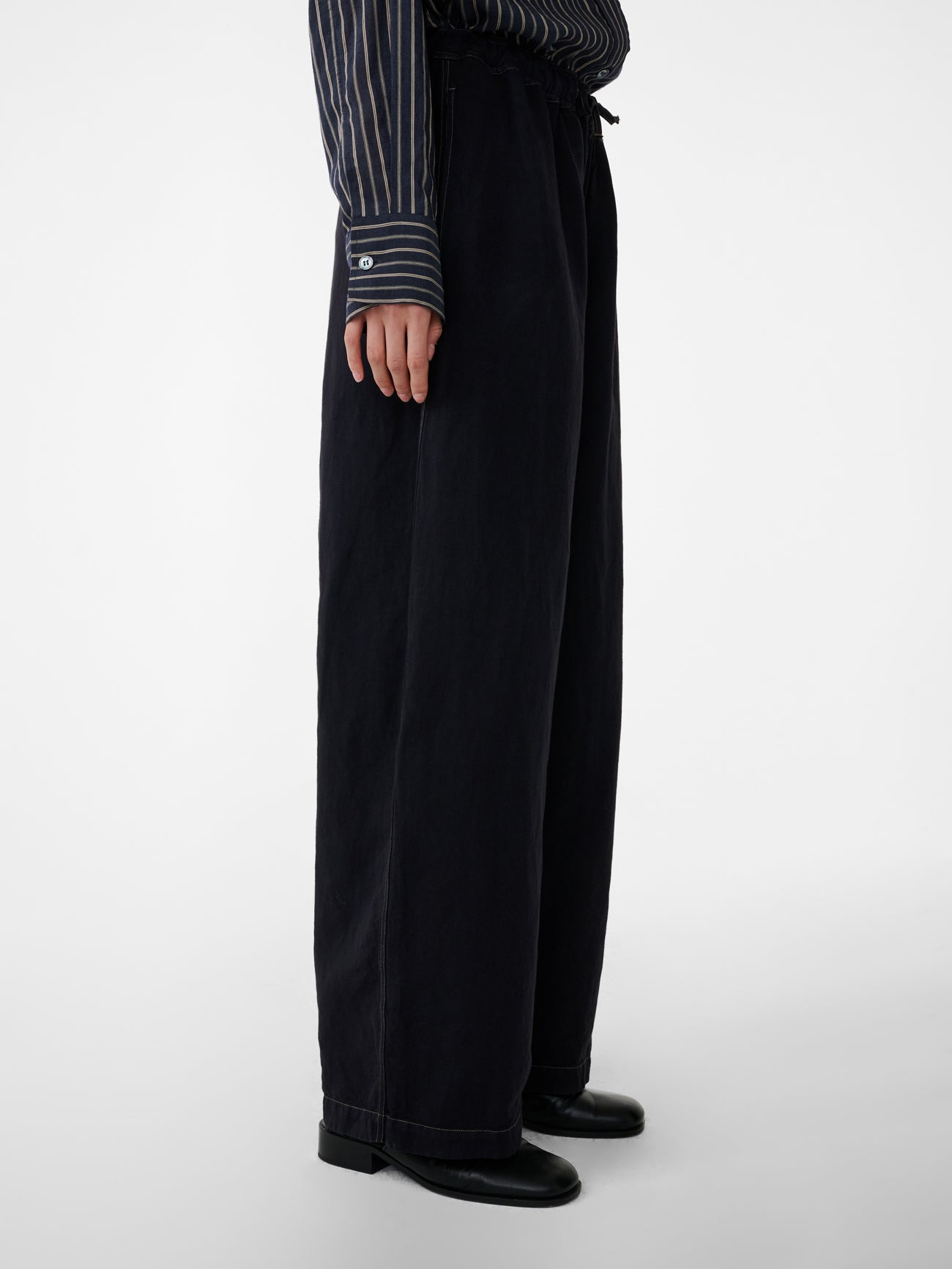 Sonny Pant in Black Grape - Studio Nicholson