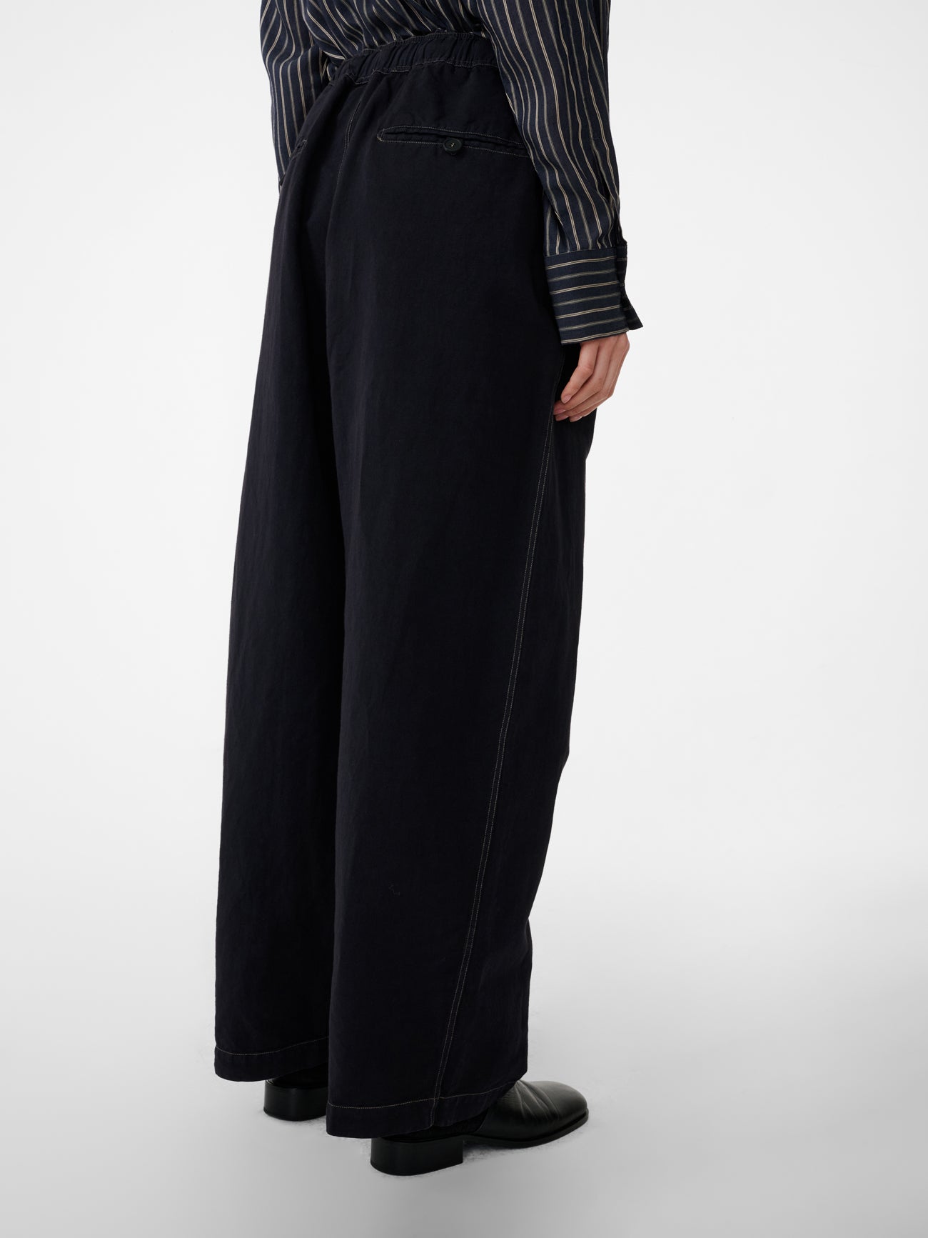 Sonny Pant in Black Grape - Studio Nicholson
