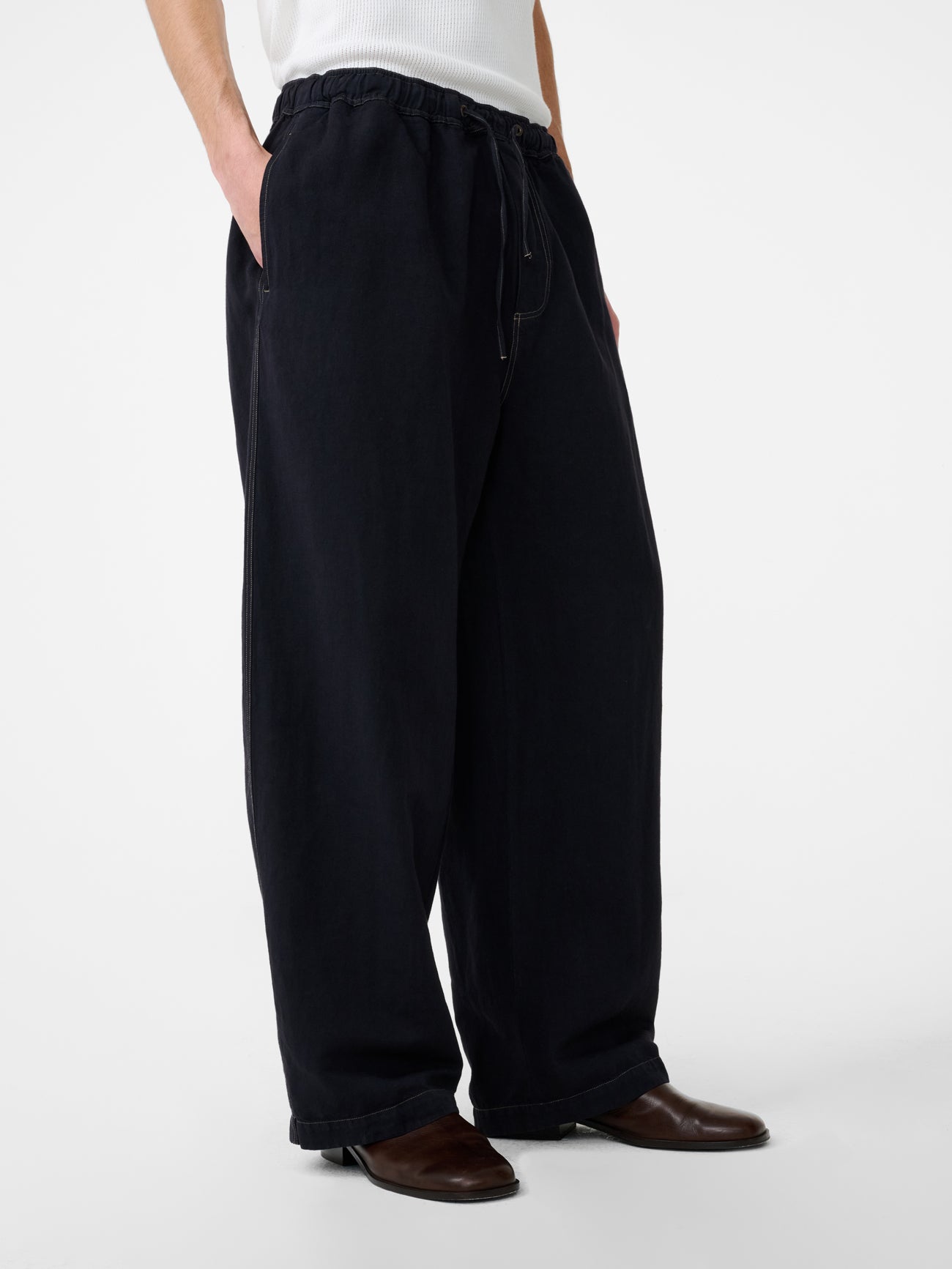 Sonny Pant in Black Grape - Studio Nicholson