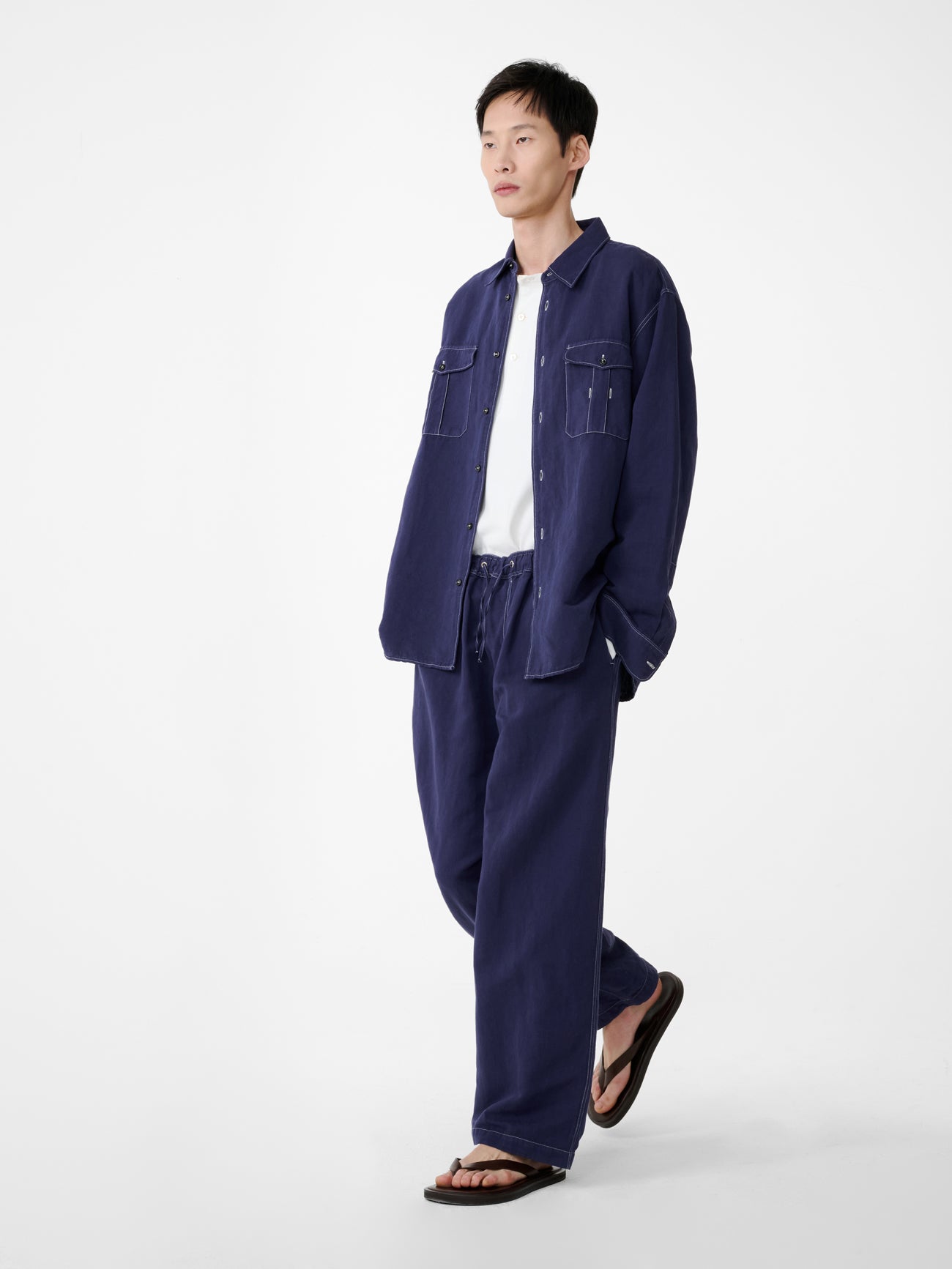 Sonny Pant in Indigo - Studio Nicholson