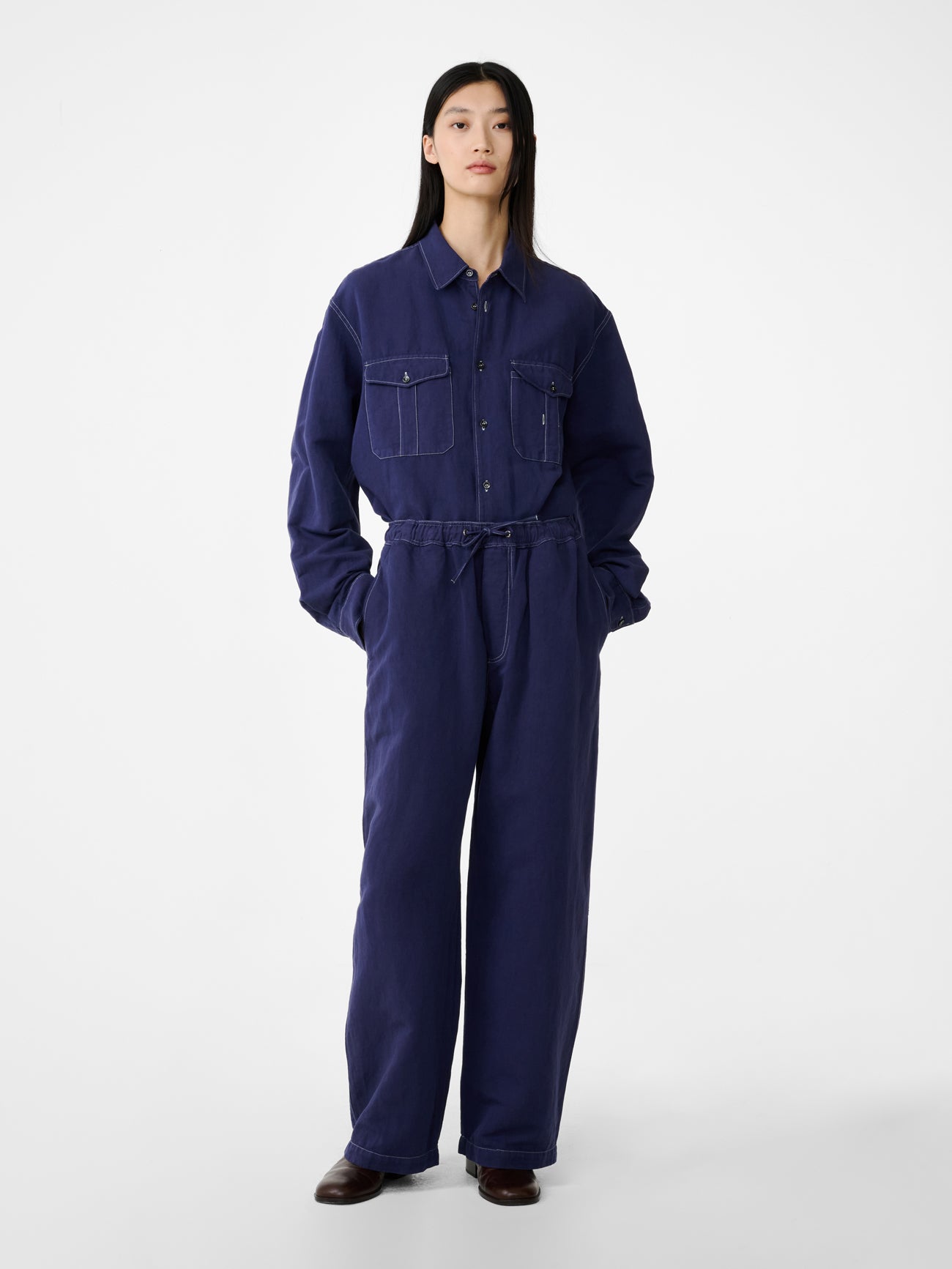 Sonny Pant in Indigo - Studio Nicholson