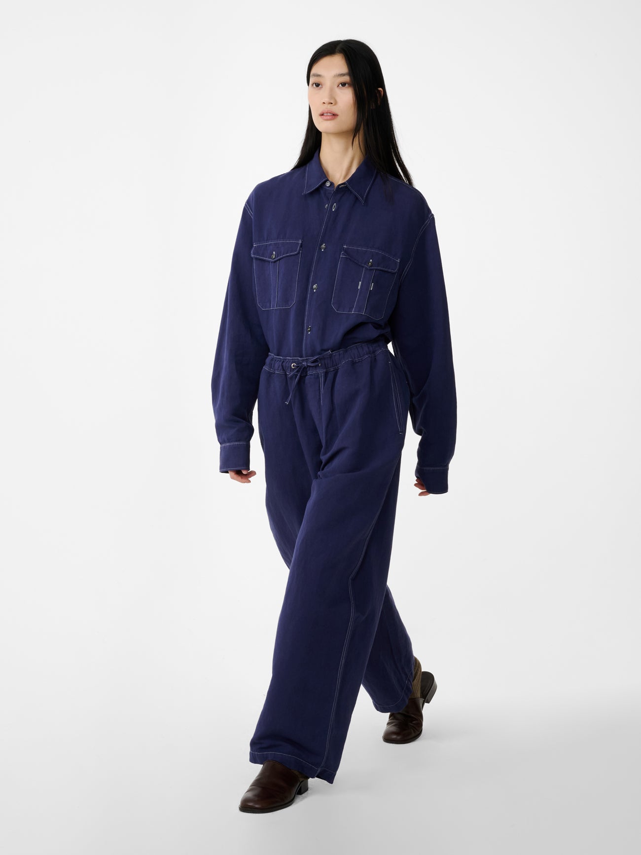 Sonny Pant in Indigo - Studio Nicholson