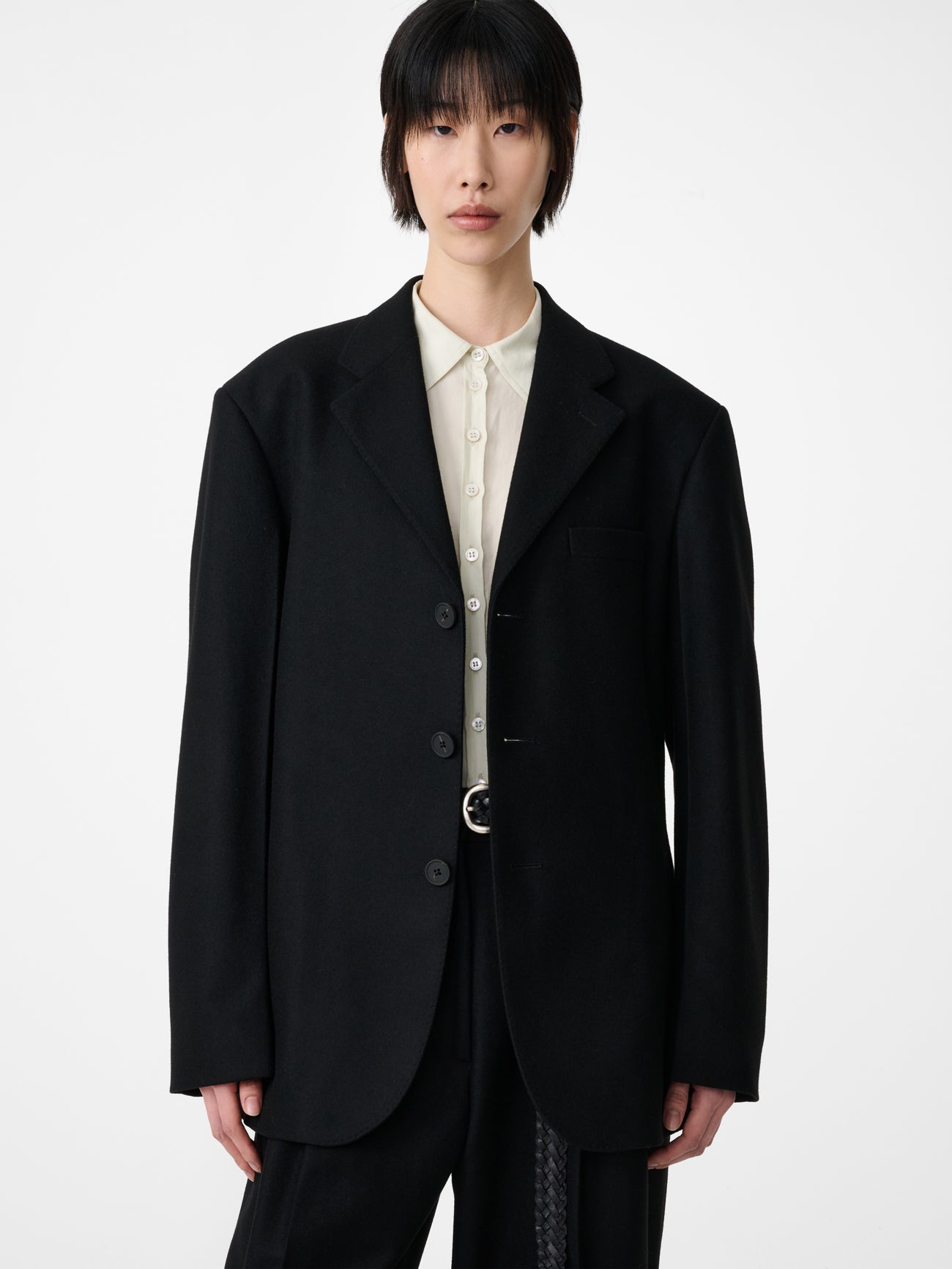 Sono Wool Jacket in Black