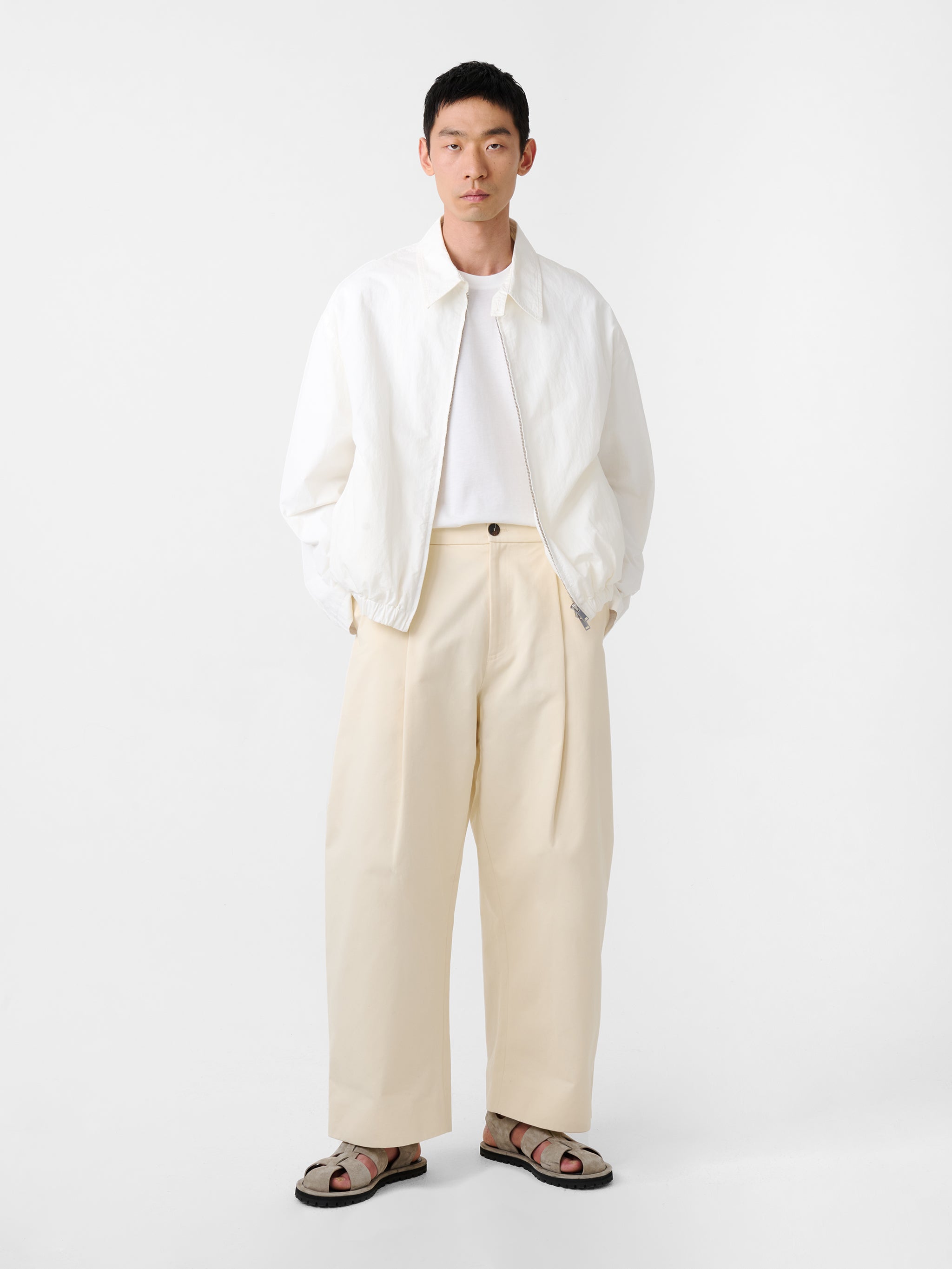 Sorte Pant in Cream– Studio Nicholson