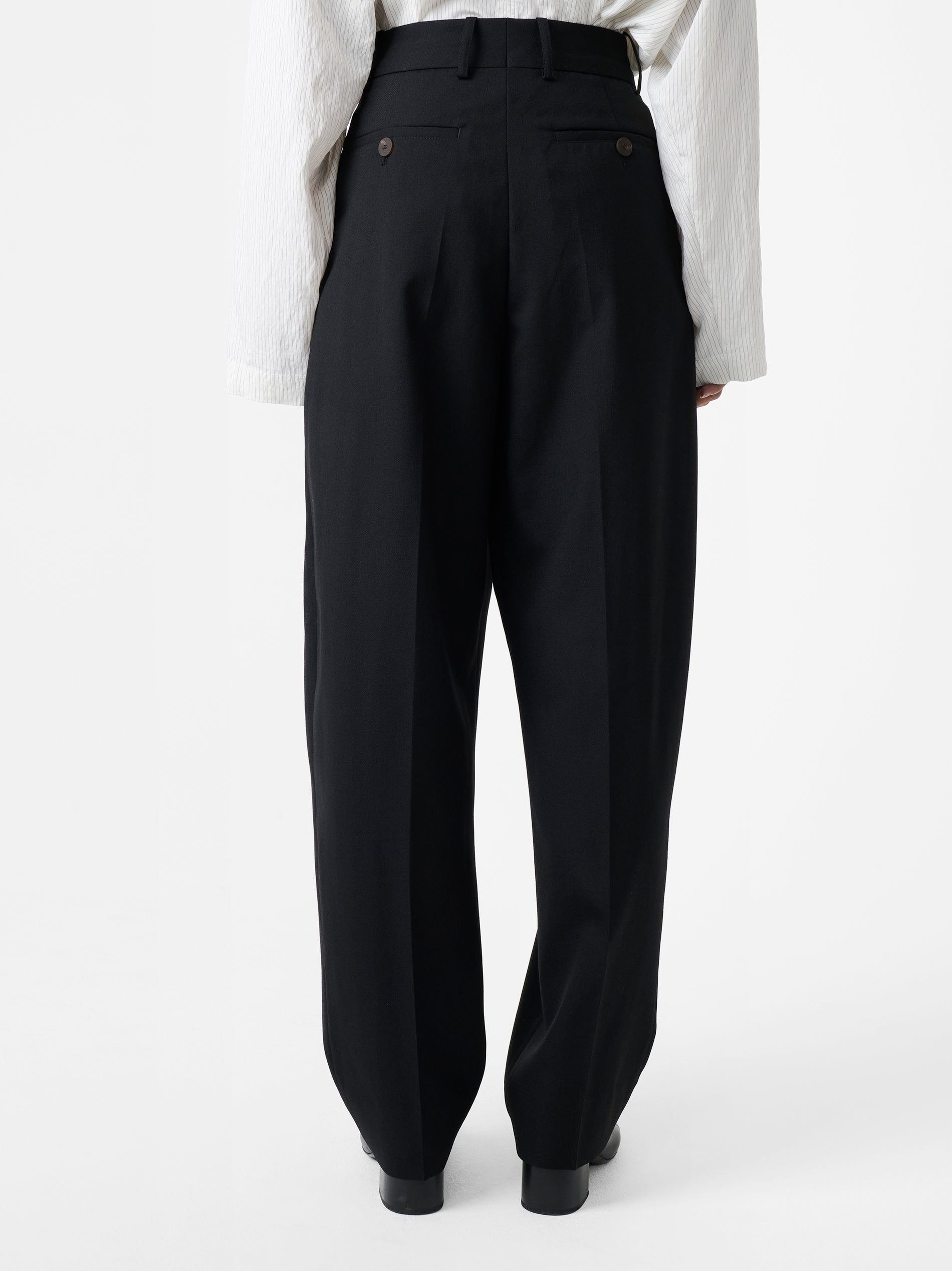 Sperro wool Pant in Black - Studio Nicholson