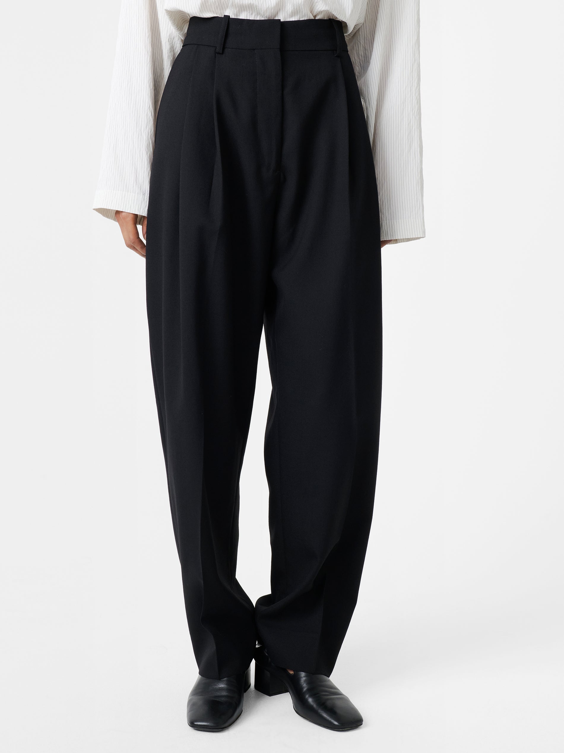 Sperro wool Pant in Black - Studio Nicholson