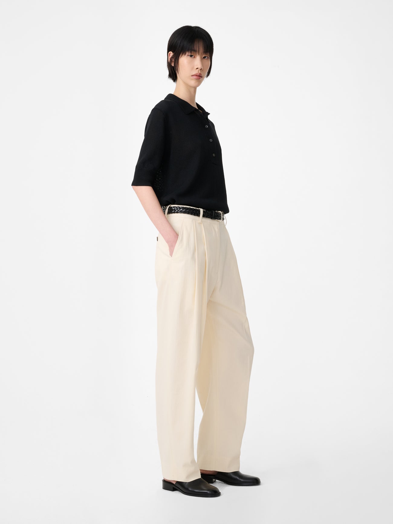 Sperro Tailored Pant in Antique White