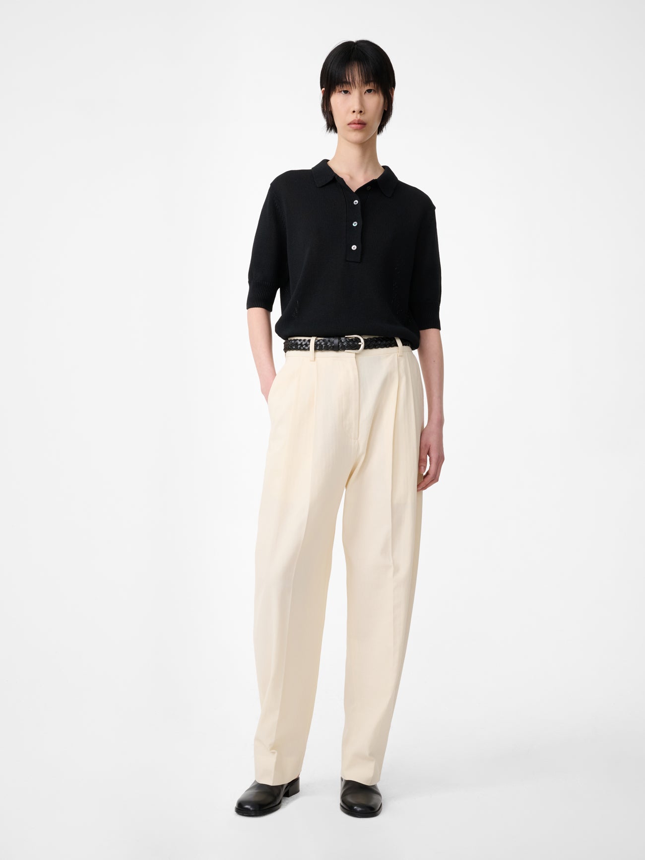Sperro Tailored Pant in Antique White