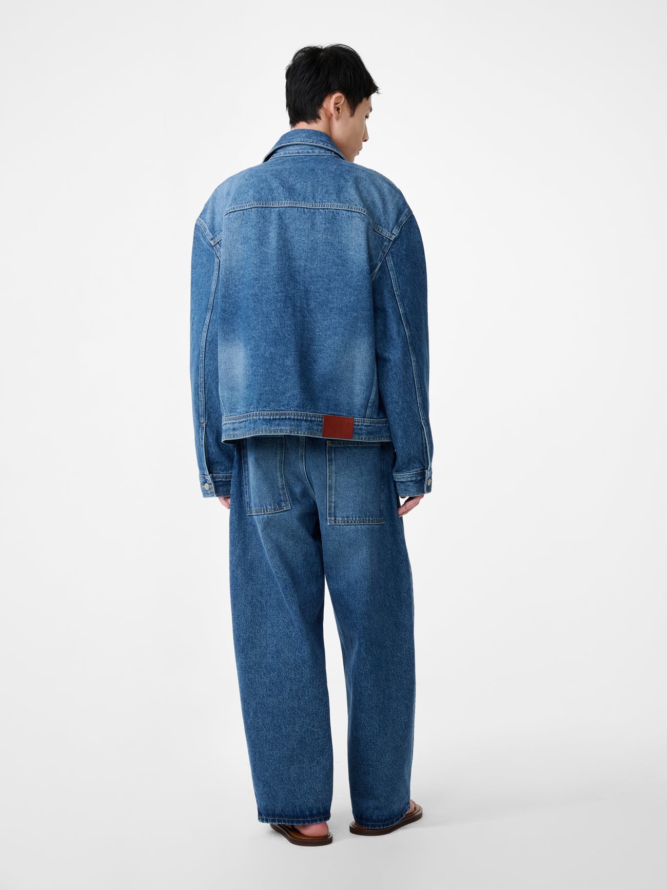 Stein Denim Jacket in Worn Wash Indigo - Studio Nicholson