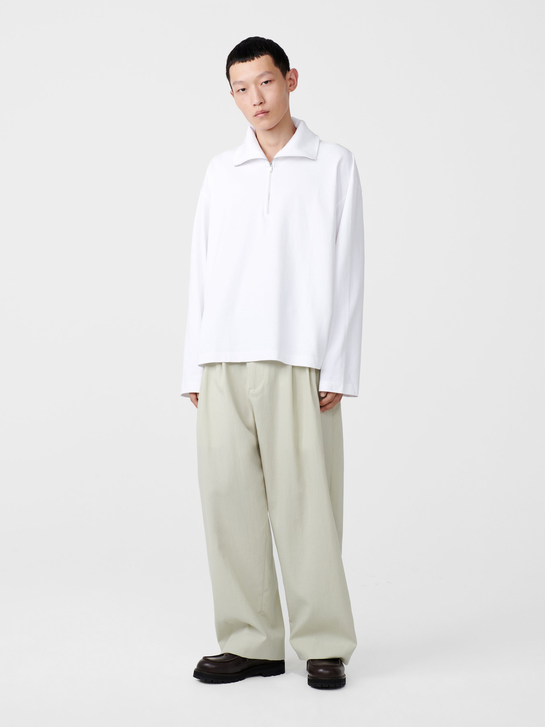 Stoll Jersey in White - Studio Nicholson