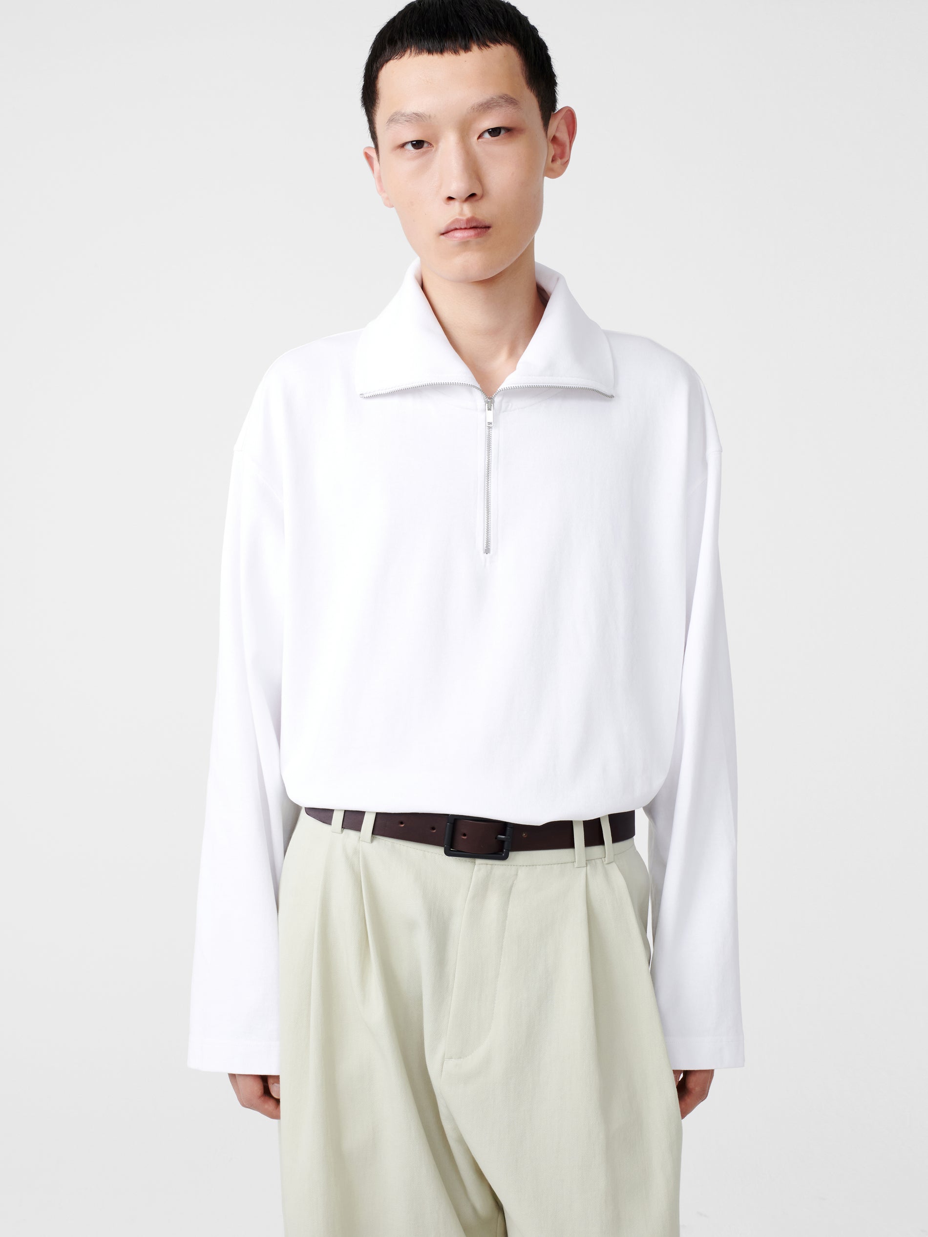 Stoll Jersey in White - Studio Nicholson