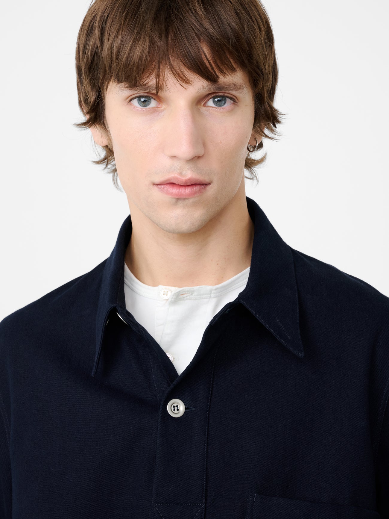 Stowe Shirt in Indigo - Studio Nicholson